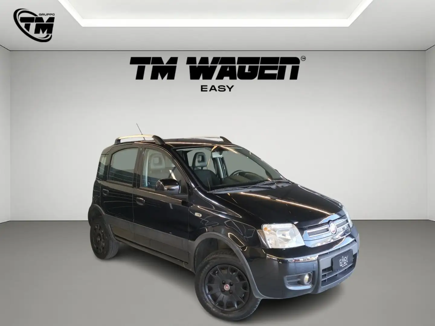 Fiat Panda 1.2 Climbing 4x4 69cv E5 Zwart - 2