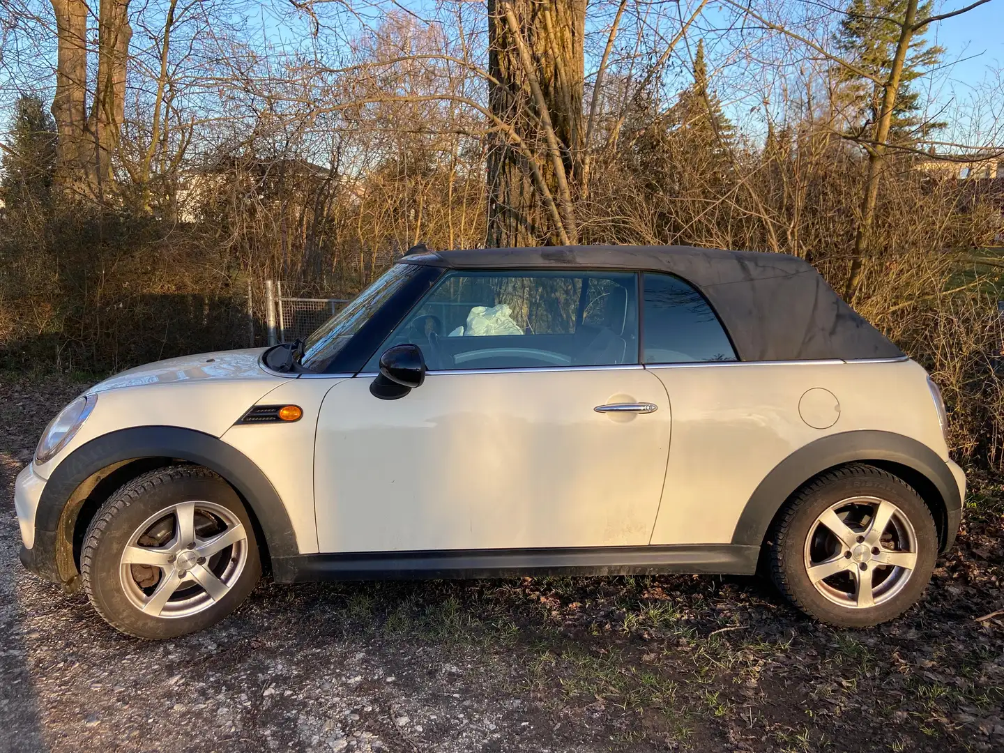 MINI Cooper D Cabrio 8x bereift - Navi - Voll-Leder Weiß - 2