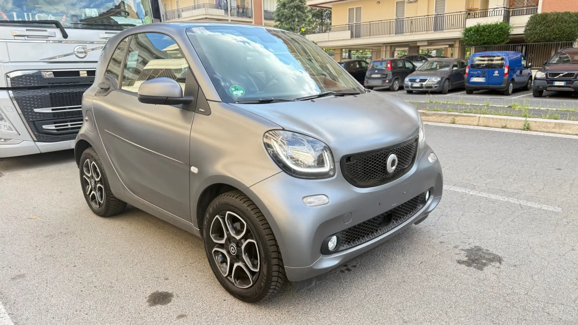smart forTwo 90 0.9 Turbo twinamic Prime LED PANORAMA RADAR BRA Grigio - 2