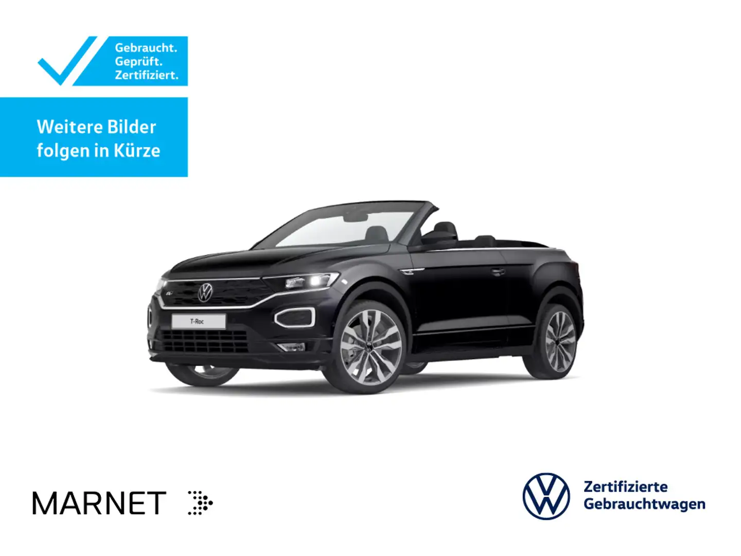 Volkswagen T-Roc 1.5 TSI DSG R-LINE*LED*DIGITAL*N Schwarz - 1