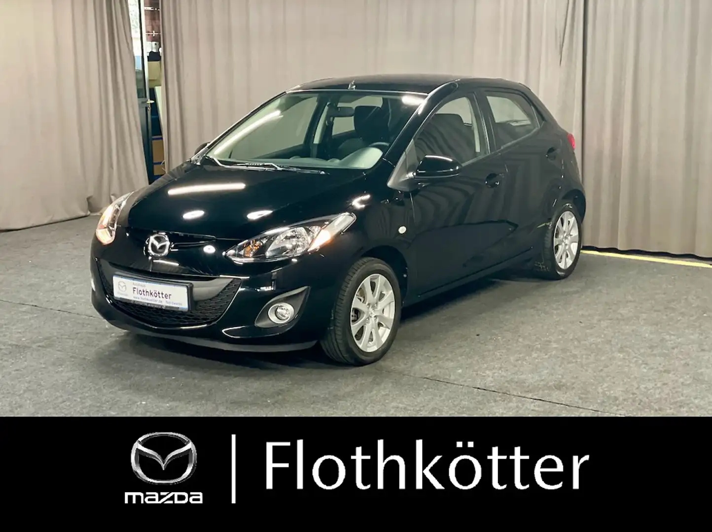 Mazda 2 75PS KLIMA*SITZHEIZUNG*8-FACH* Schwarz - 1