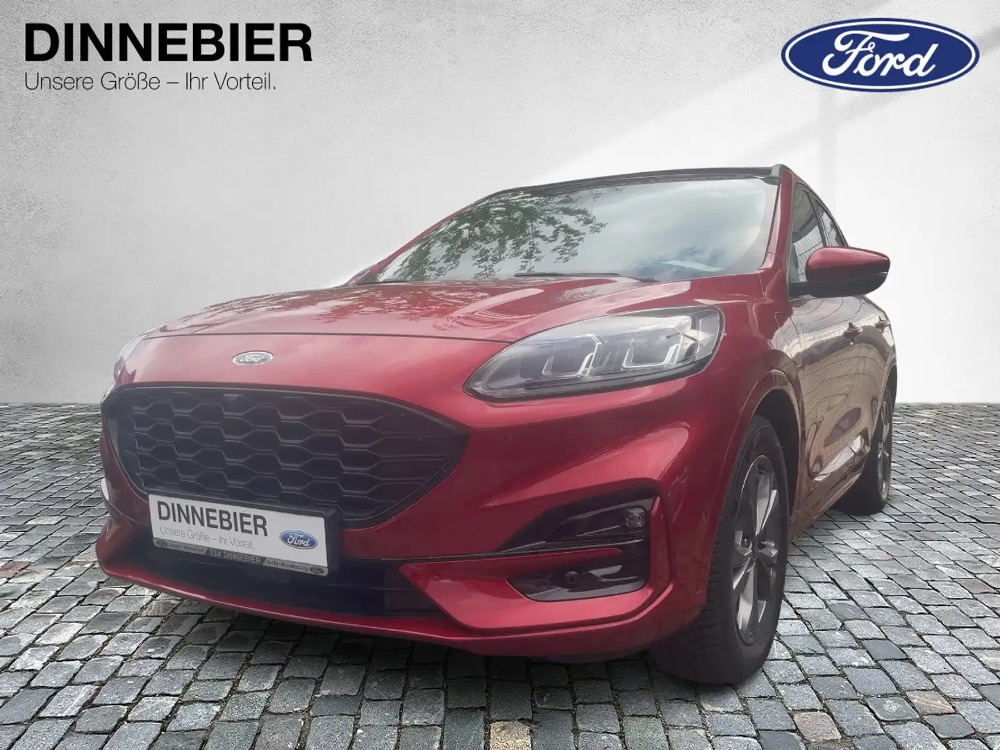 Ford Kuga ST-LINE X PHEV+HUD+Pano+LM+Navi+Alcantara Rouge - 2