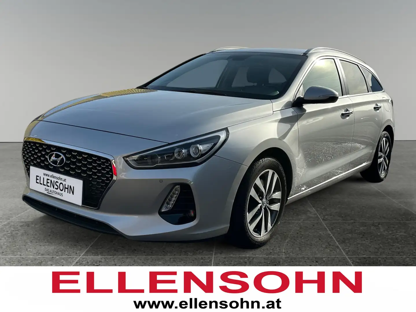 Hyundai i30 CW 1,6 CRDi Premium Aut. 8-fach bereift! Argent - 1