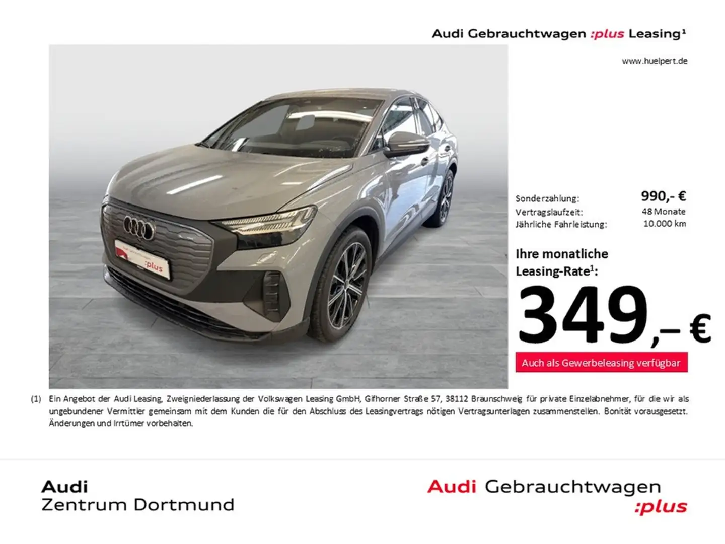Audi Q4 e-tron Sportback 35 S LINE NAVI MATRIXLED CAM Grau - 1