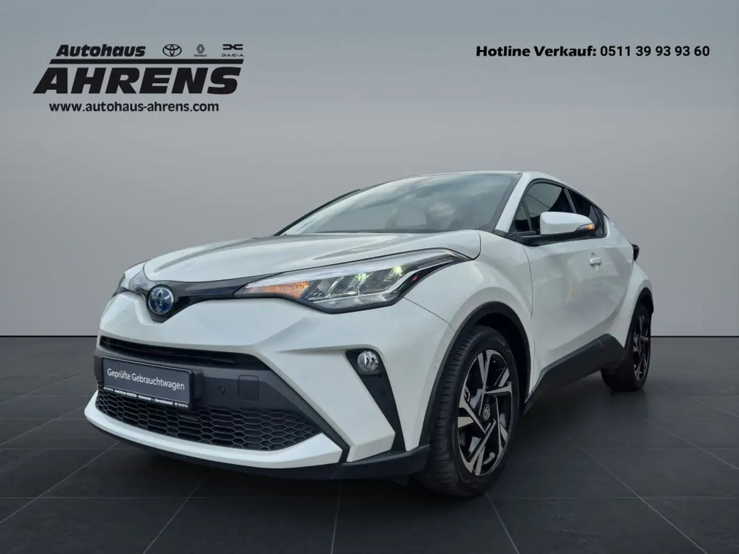 Toyota C-HR 2.0 Hybrid Team D Allwetter AHK Parkhilfe Blanc - 1