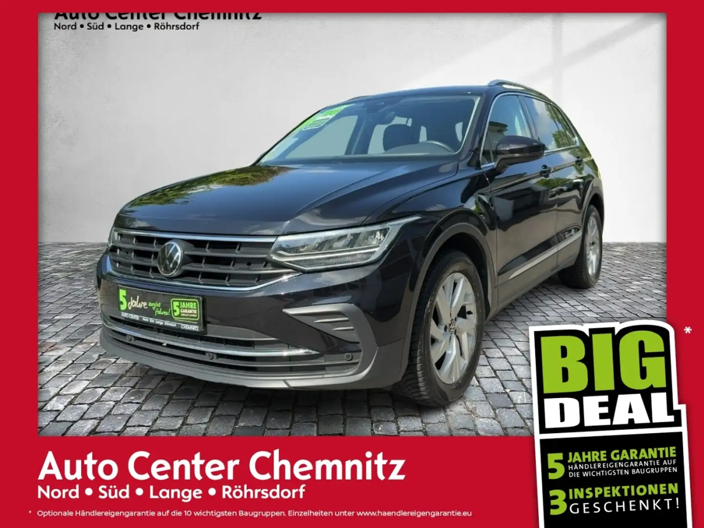 Volkswagen Tiguan 1.5 TSI Move LED/Navi/PDC/SHZ/TEMP Zwart - 1