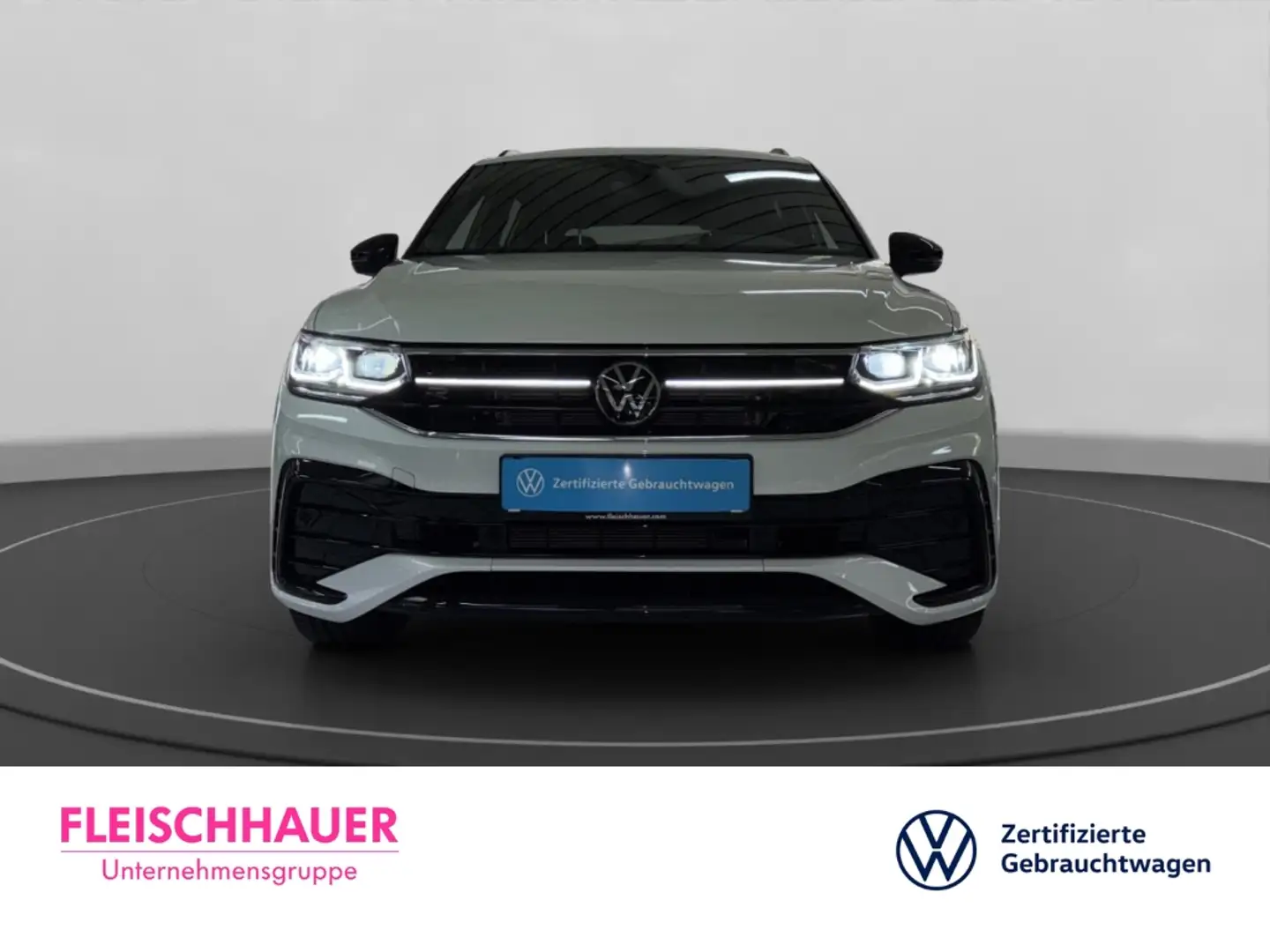 Volkswagen Tiguan Allspace R-Line 4Motion 2.0 MATRIX+NAVI+RFK+AHK-SHZ+DC+DESI Weiß - 2