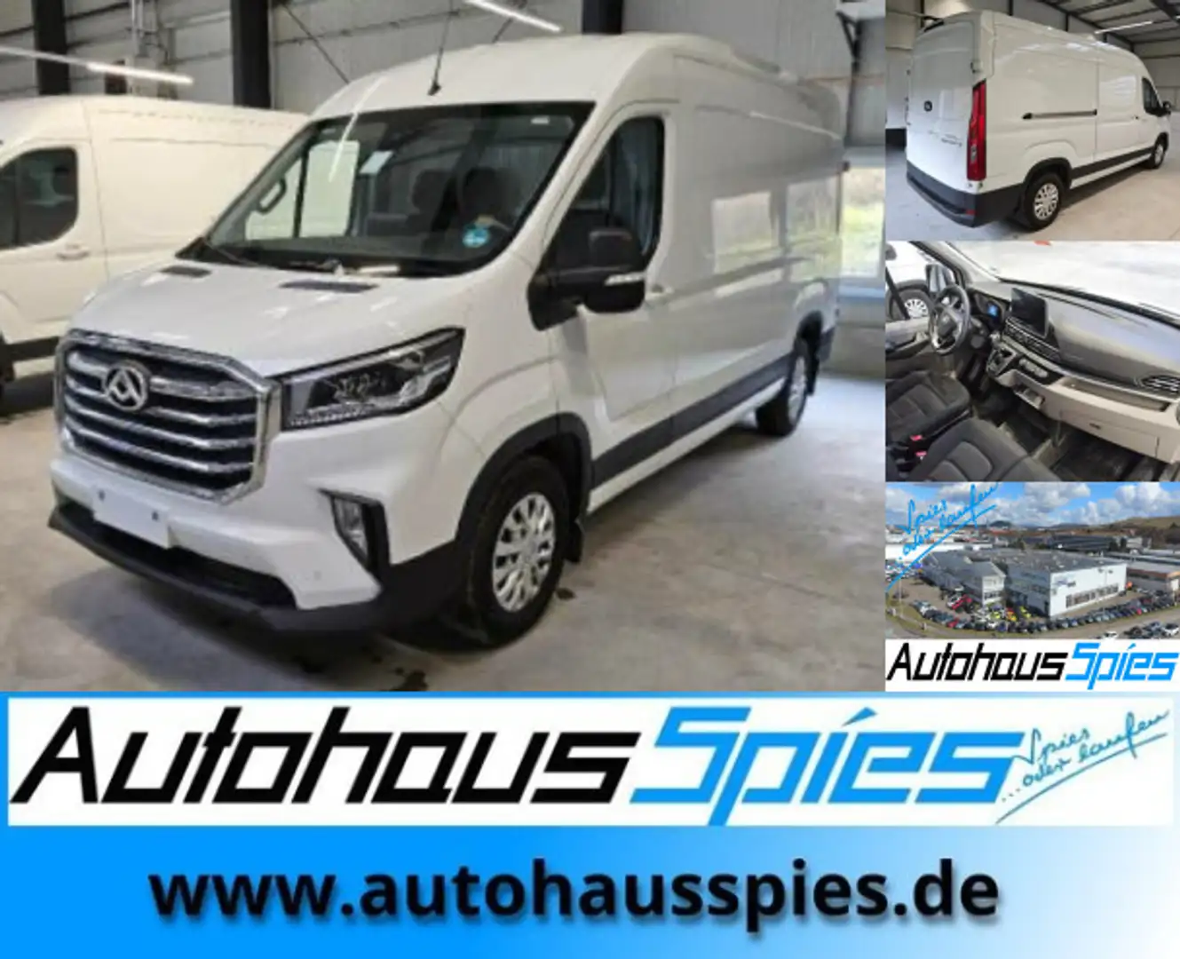 Maxus Deliver 9 L3H2  Luxury 3,5t Tmat DAB Blanc - 1
