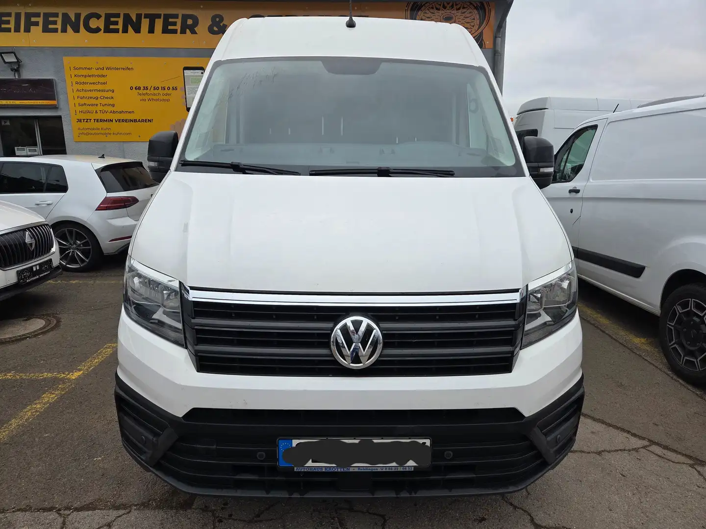 Volkswagen Crafter Kasten 35 mittellang Hochdach FWD H2 L2 AHK Klima Weiß - 2