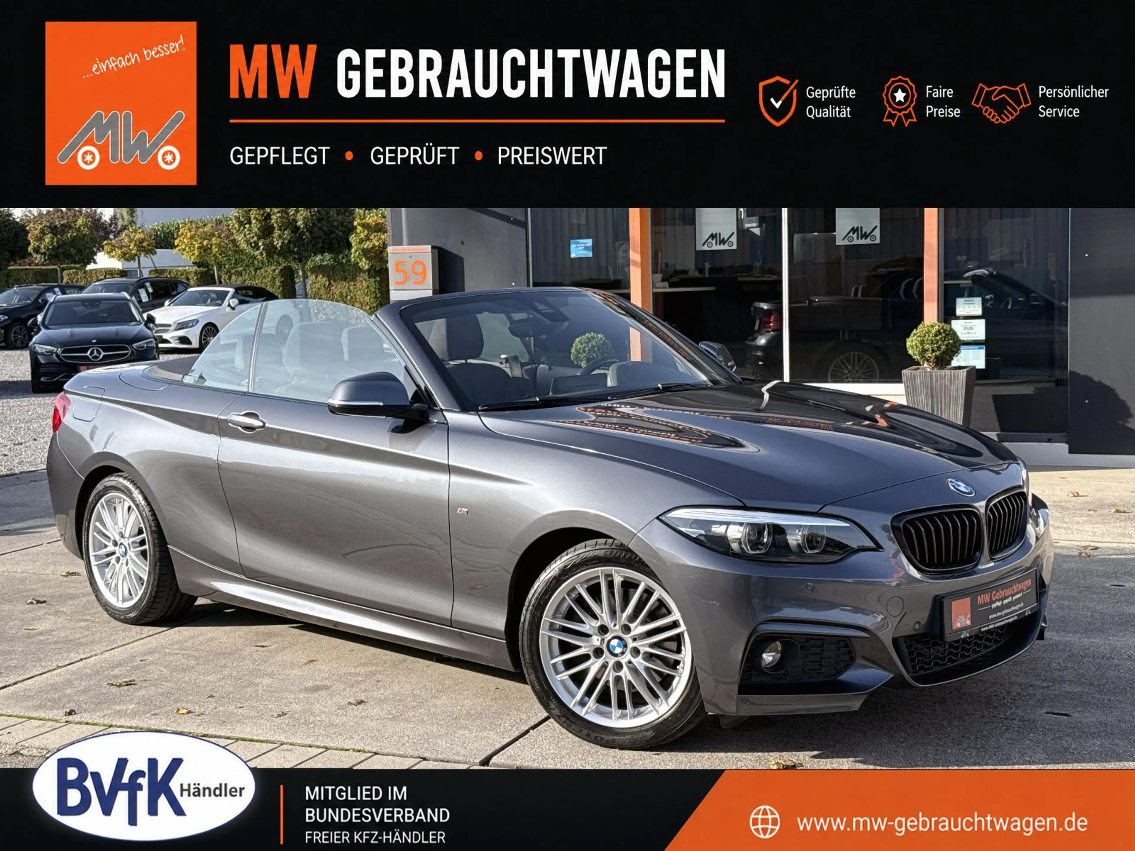 BMW 220 i Cabrio Steptr. M-Sport KAM H&K SHZ LED NAV