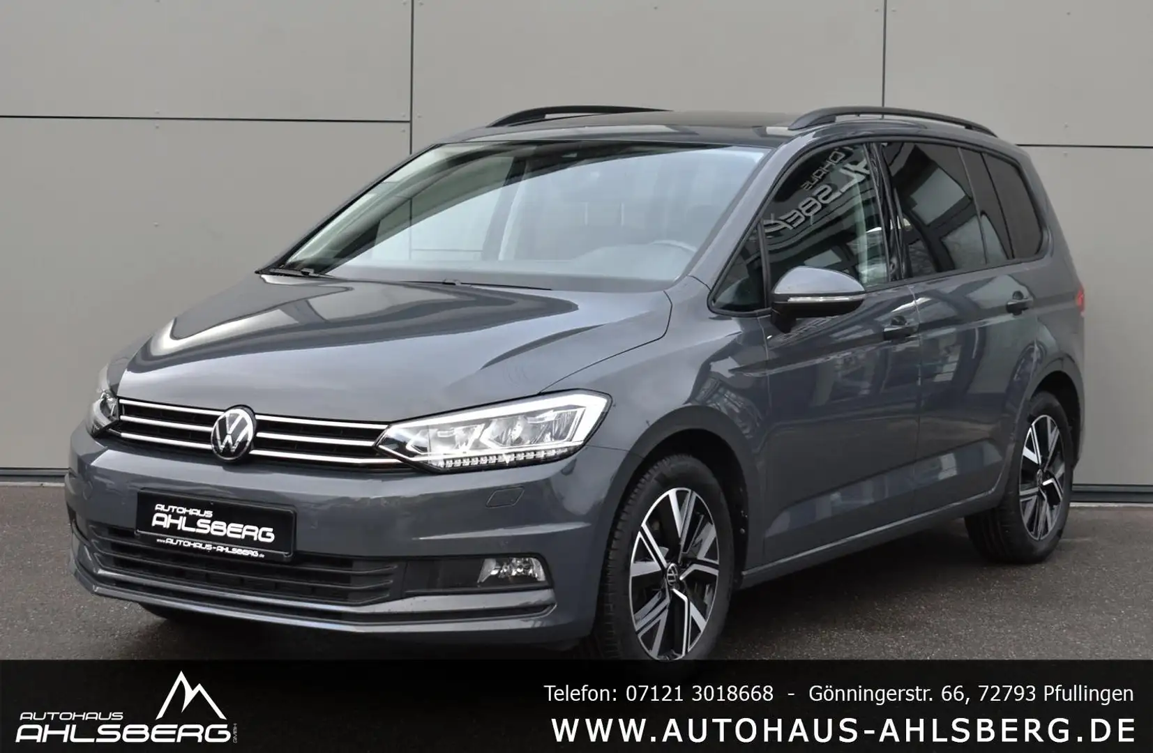 Volkswagen Touran COMFORT./ DIG.C/ACC/PANO/7SITZ/AHK/RFK/LED Grau - 1