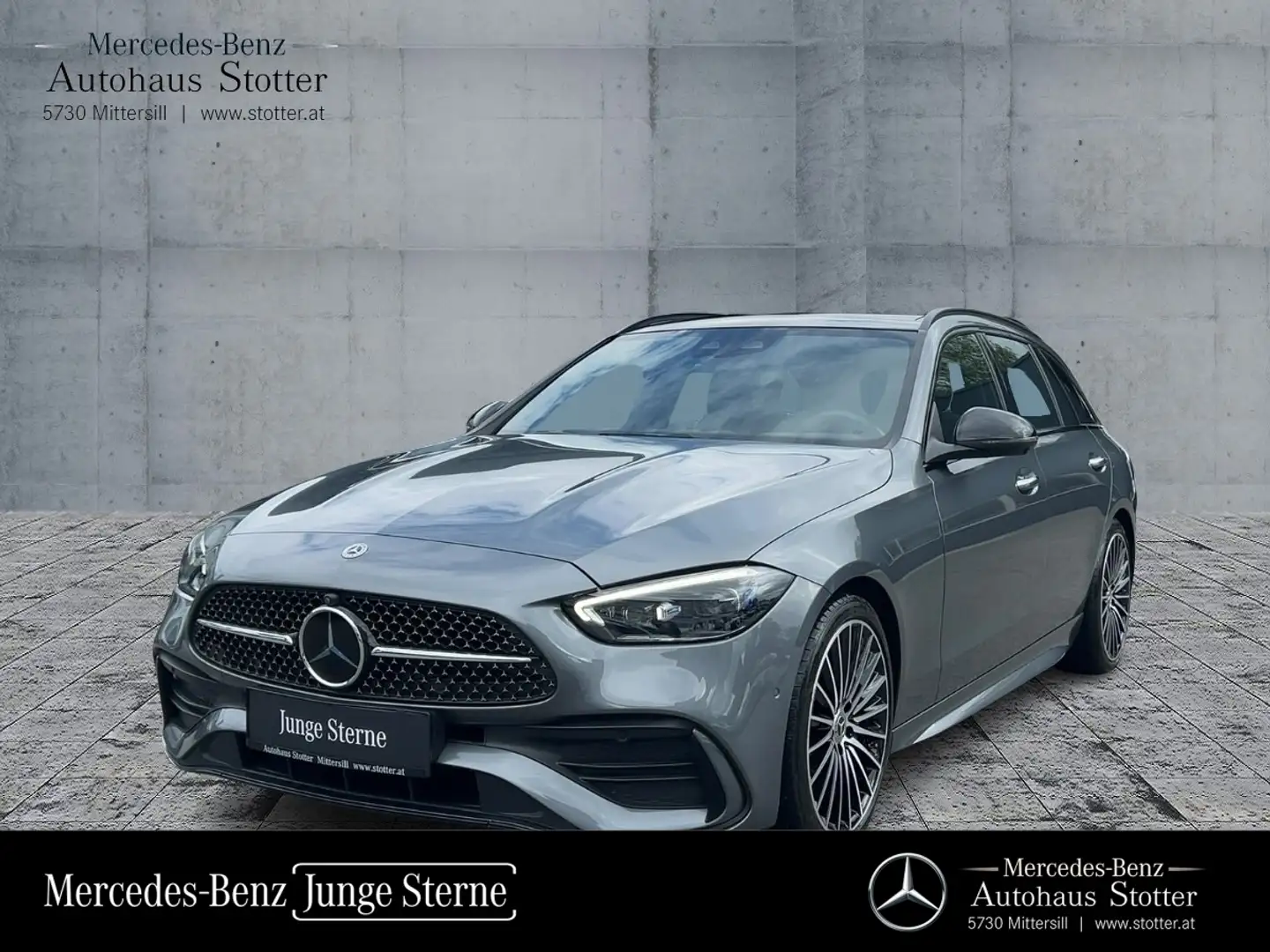 Mercedes-Benz C 220 d 4MATIC T-Modell *AHK*360KAM*PANO*MEMORY* Grau - 1