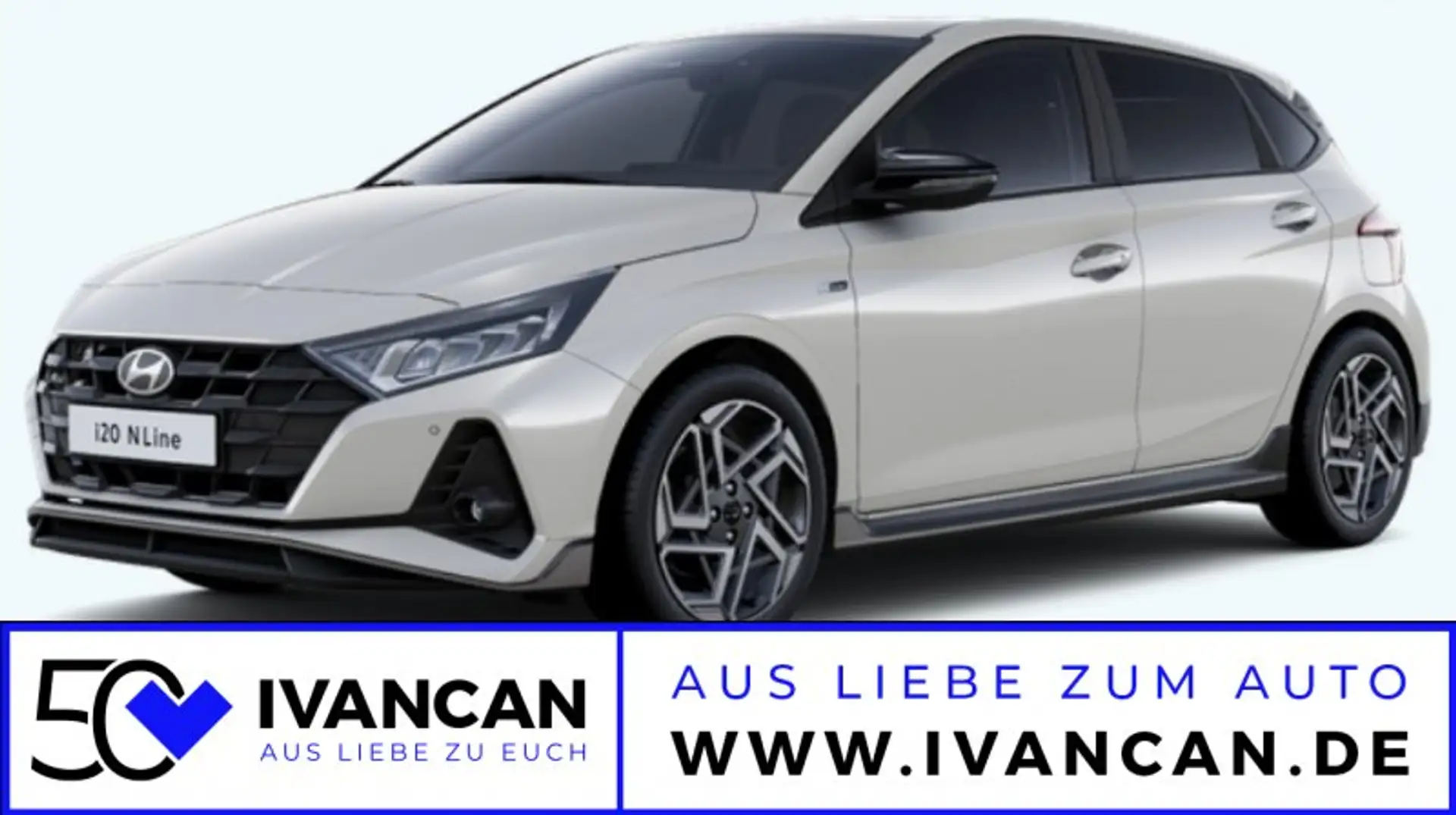 Hyundai i20 (MY25) 1.0 T-GDI (100 PS) 7-DCT 2WD N Line, Assist Grau - 1