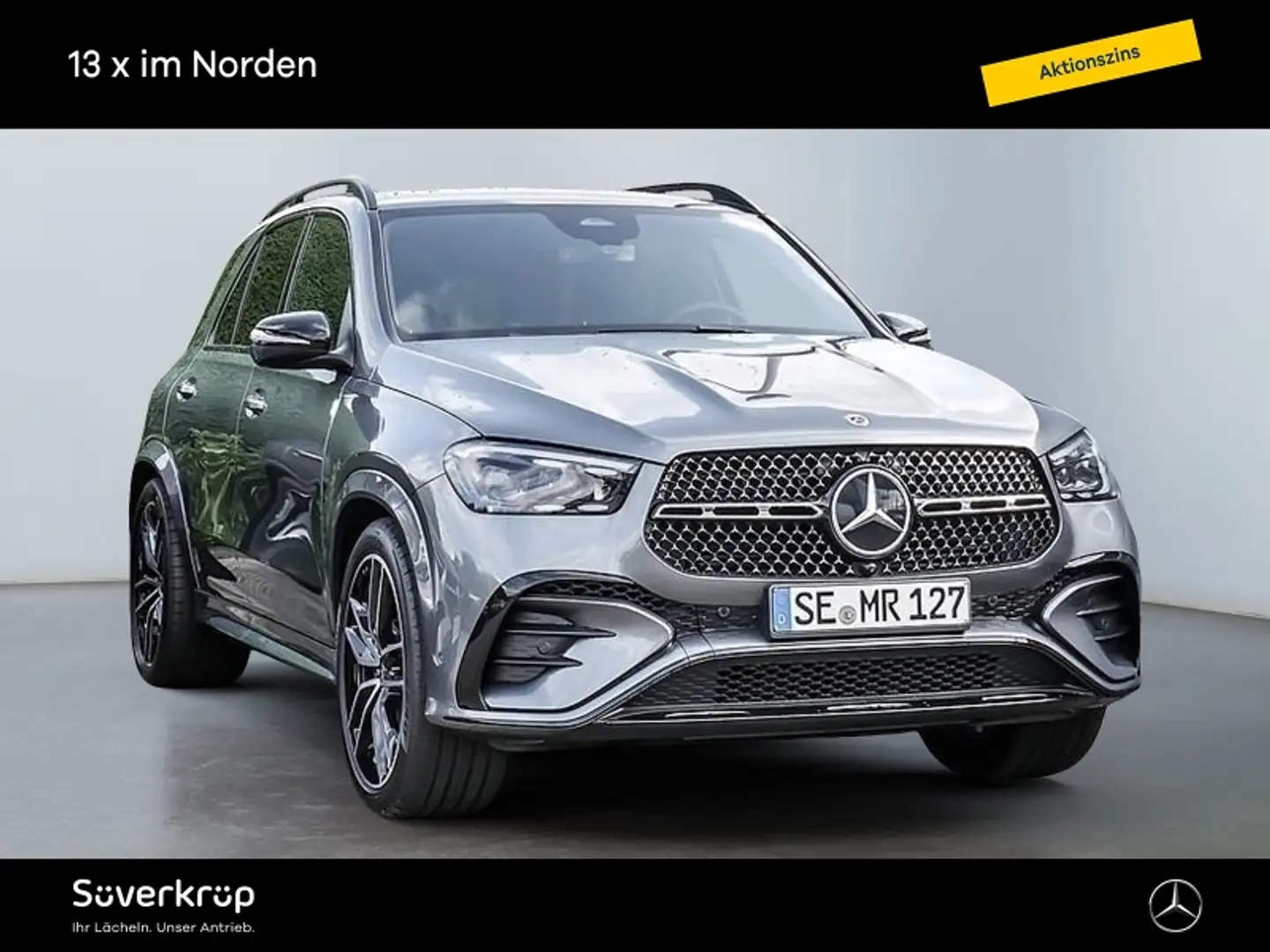Mercedes-Benz GLE 450 d 4M BURM AMG NIGHT SPUR DISTR AIRMATIC Gri - 2