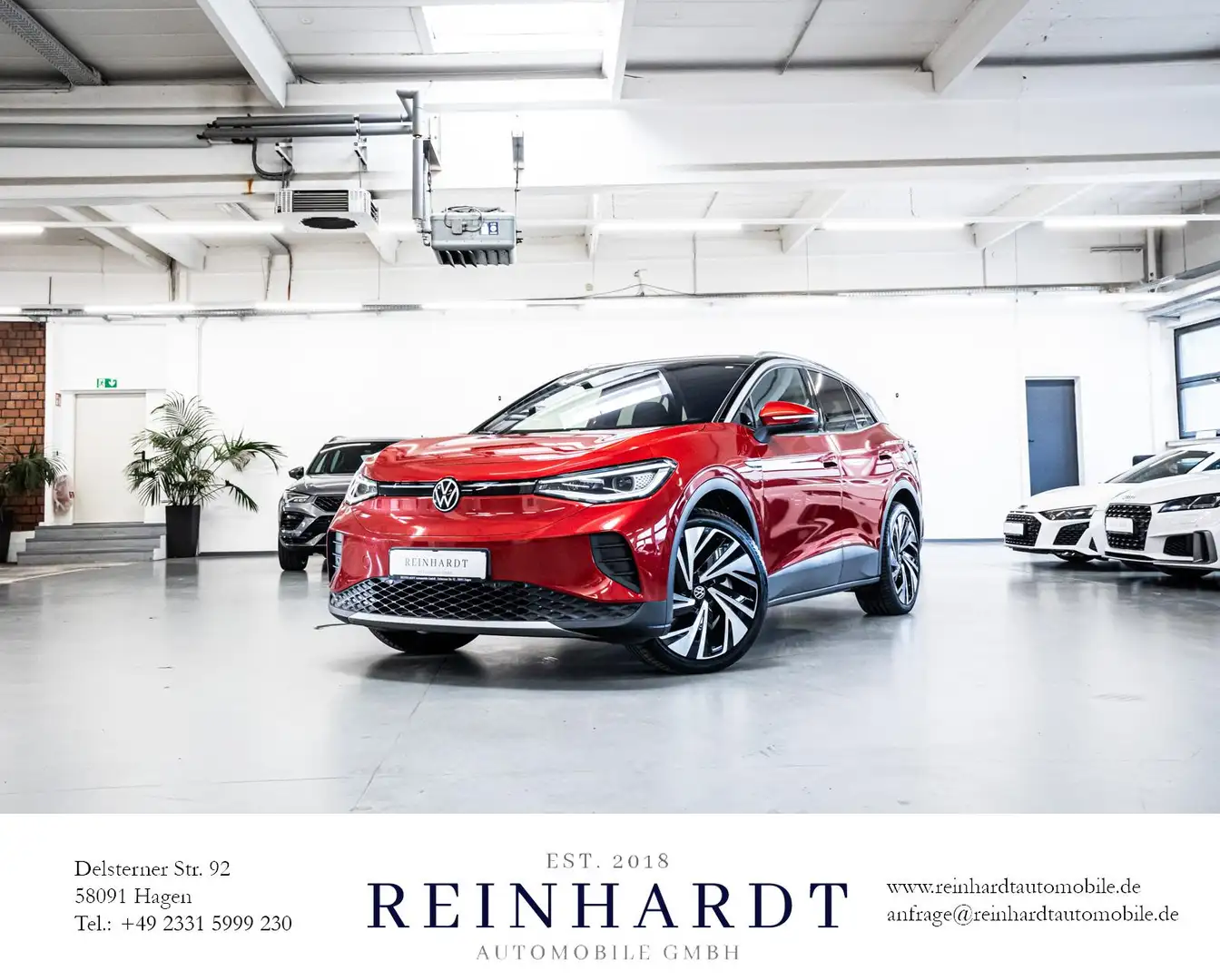 Volkswagen ID.4 PRO 195kW 4MOTION 21Z./IQ-LIGHT/ACC/APP-C Rouge - 1