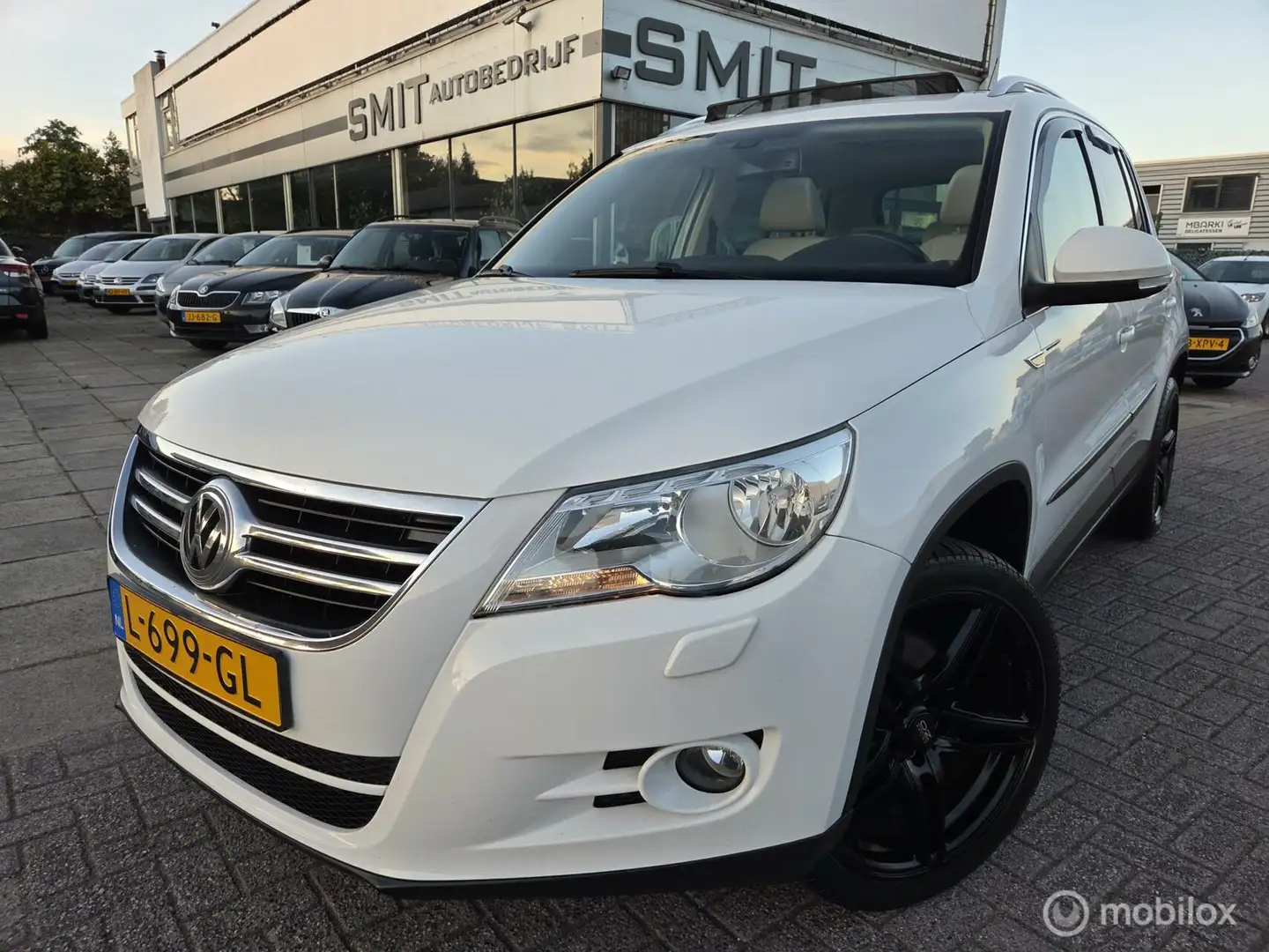 Volkswagen Tiguan 2.0 TSI Sport&St, 4M AUT/PANO/CAMERA/TREKH Wit - 1