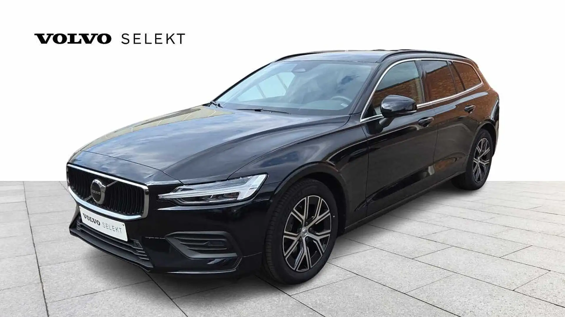 Volvo V60 Core, B4 Mild hybrid, Benz,2 JAAR SELEKT WAARBORG Zwart - 1