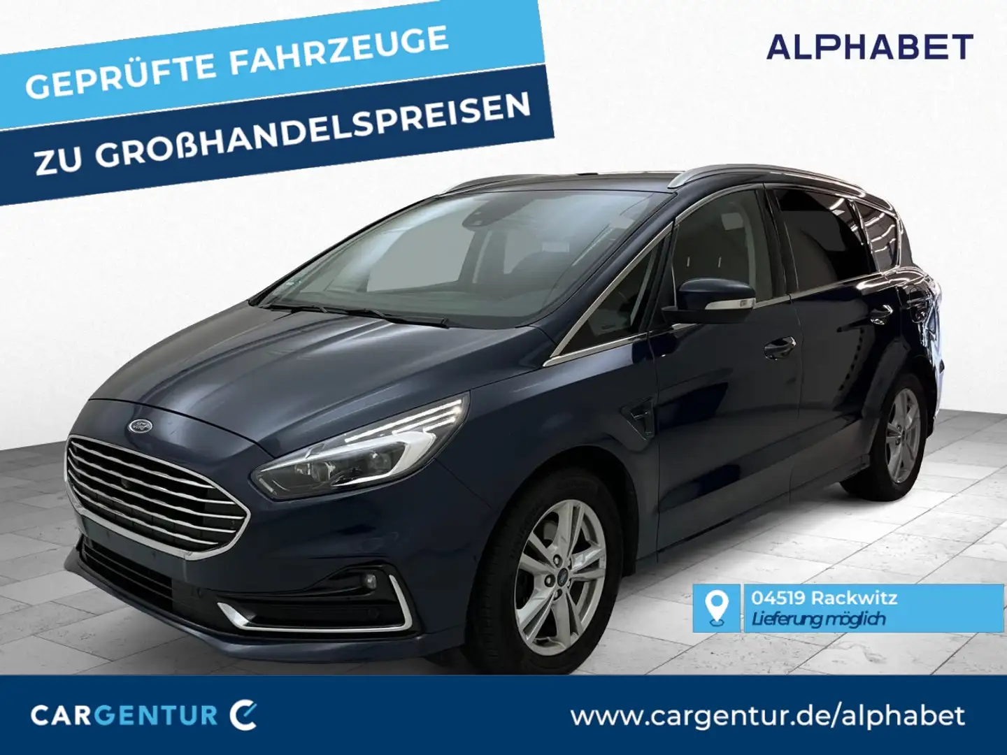 Ford S-Max 2.0 EcoBlue Titanium AHK SpoSi ACC BLIS Blue - 1