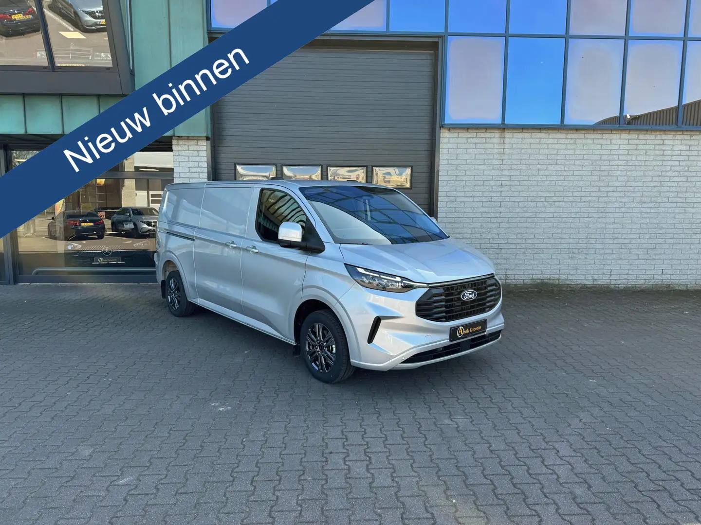 Ford Transit Custom 320 L2 Limited BPM vrij Stoel + Stoel 170 PK 360° Argent - 1