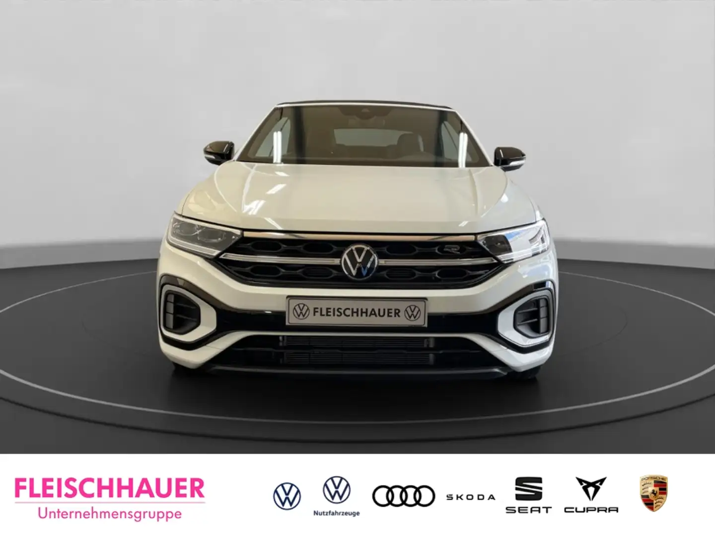 Volkswagen T-Roc Cabriolet R-Line 1.5 TSI LED ACC Navi Keyless PDCv White - 2