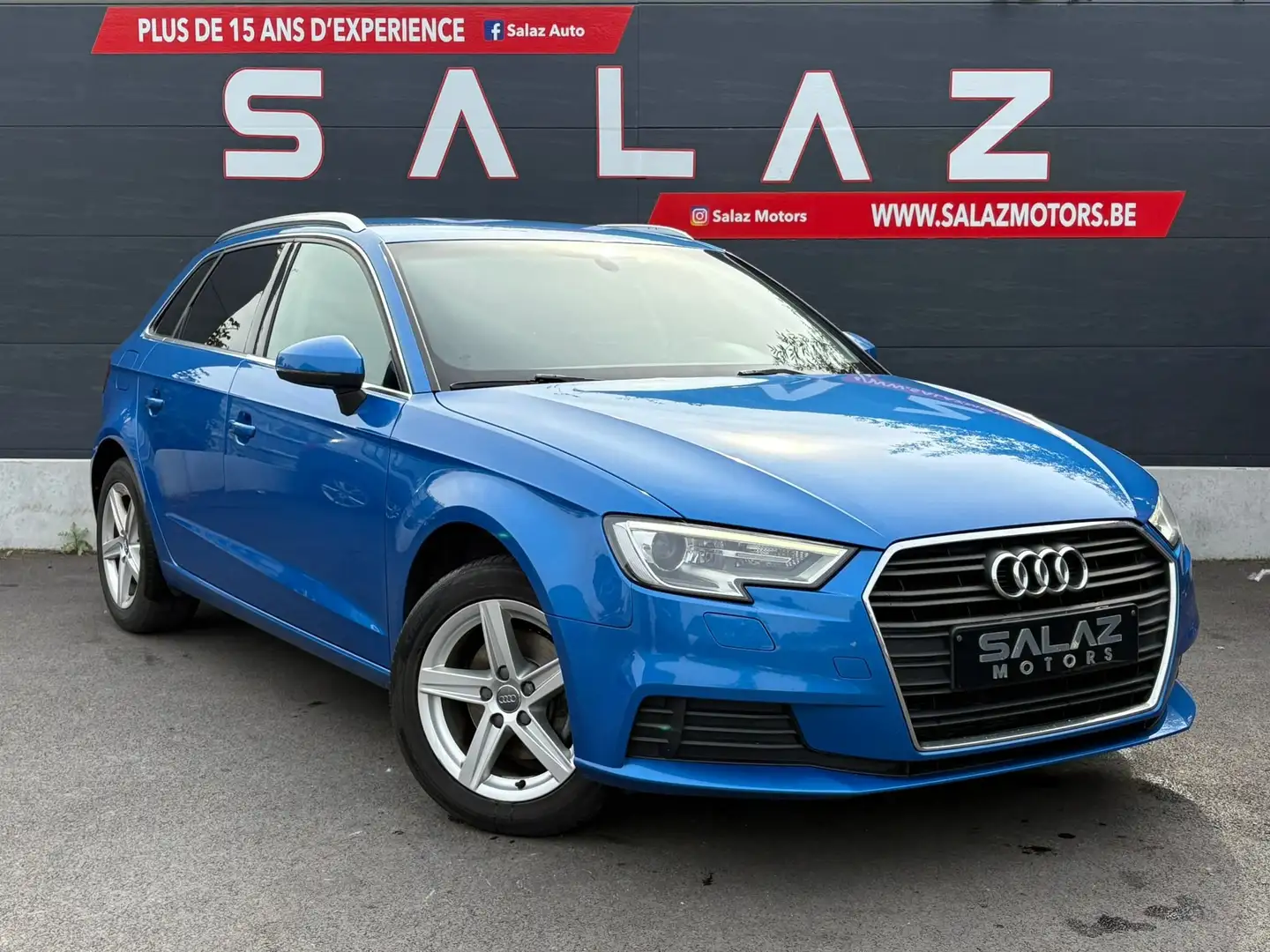 Audi A3 A3 Sportback 1.6 TDi_B AUTO_NAVI_VENTE_MARCHAND Blauw - 1