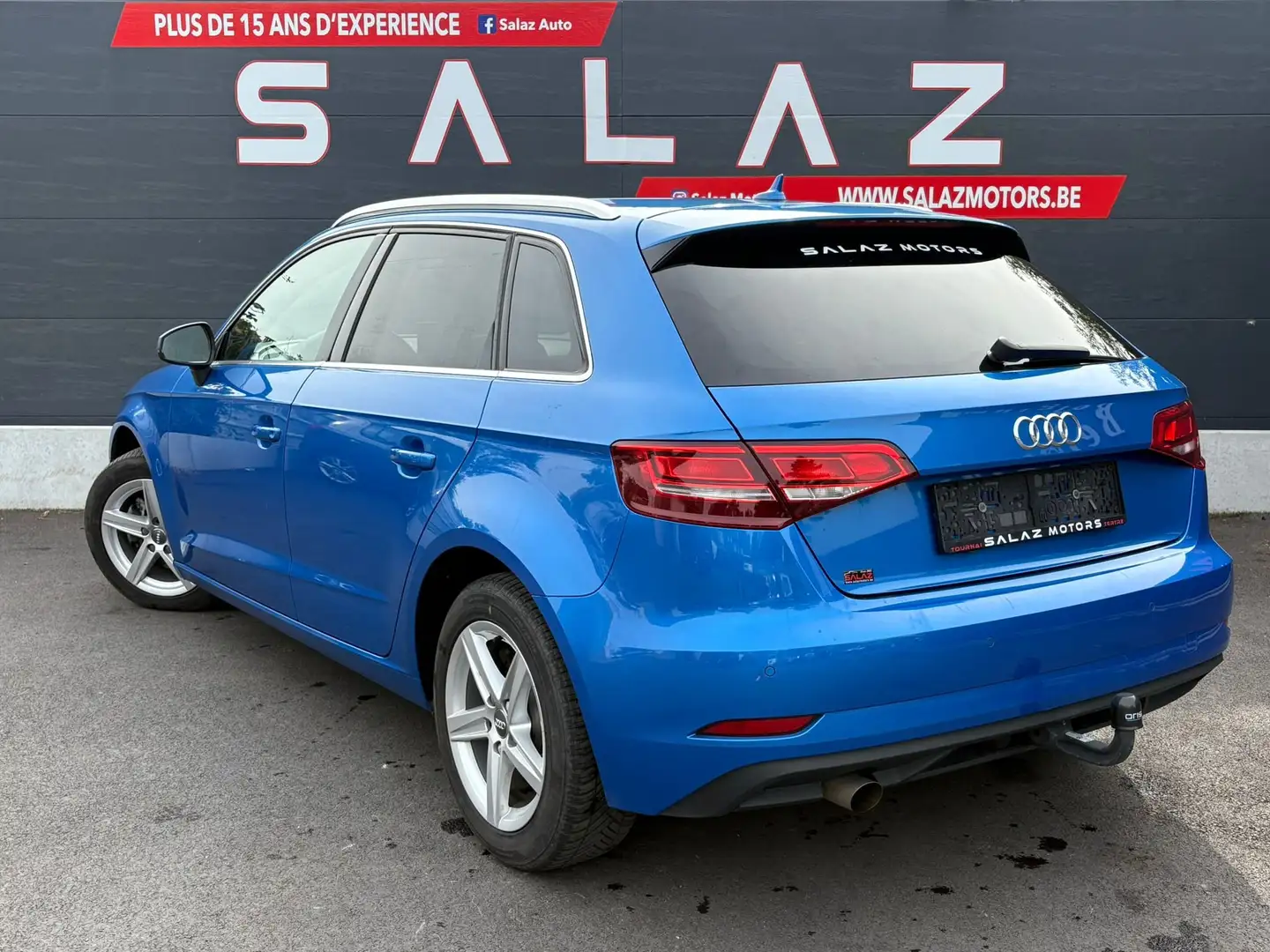 Audi A3 A3 Sportback 1.6 TDi_B AUTO_NAVI_VENTE_MARCHAND Blauw - 2