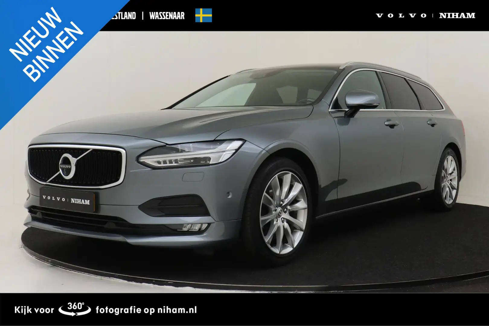 Volvo V90 T5 AUT. MOMENTUM -360°CAM|HEAD-UP DISP.|TREKHAAK|A Gris - 1