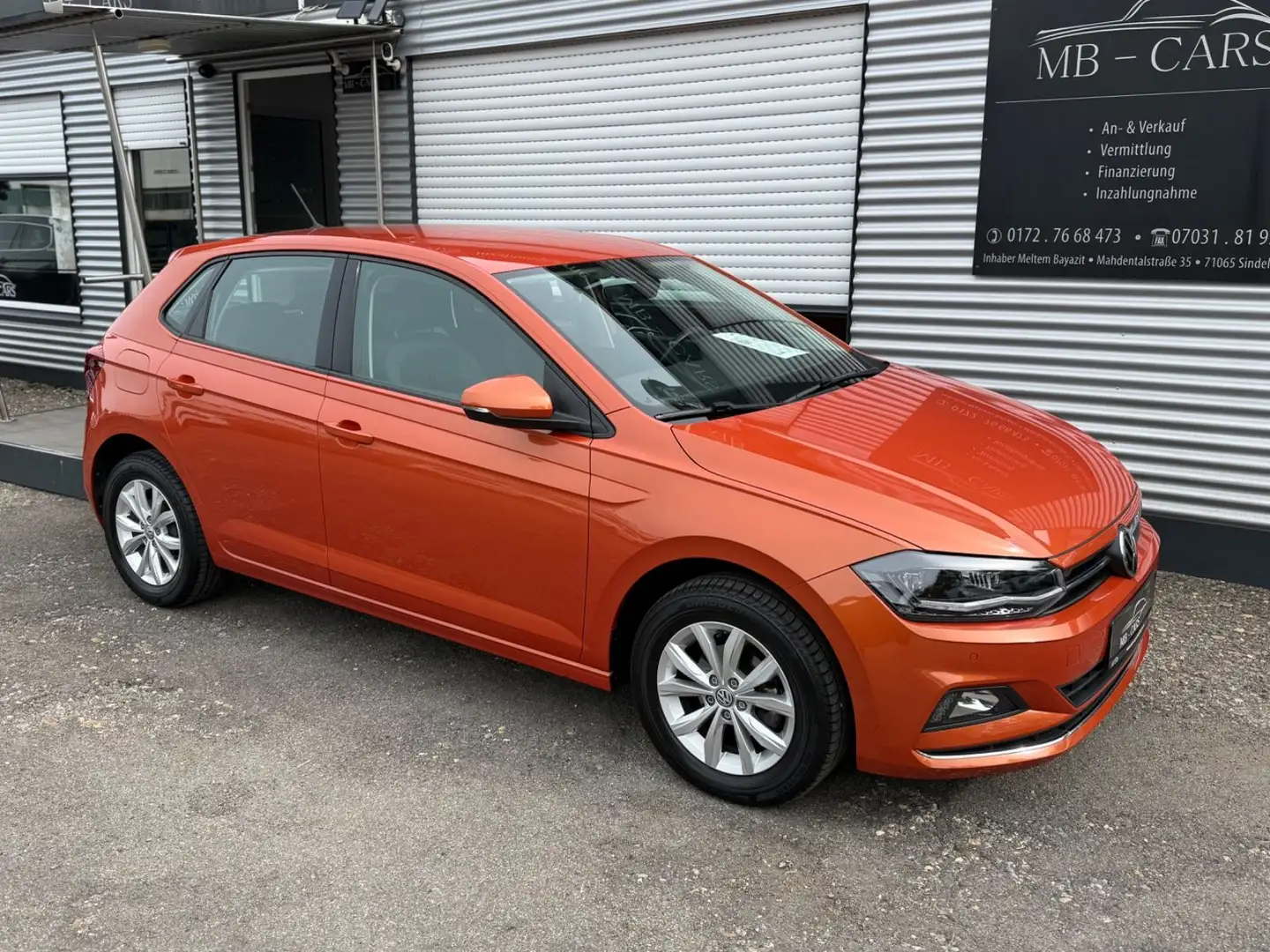 Volkswagen Polo VI Highline TGI*DAB*LED*PDC* Orange - 1