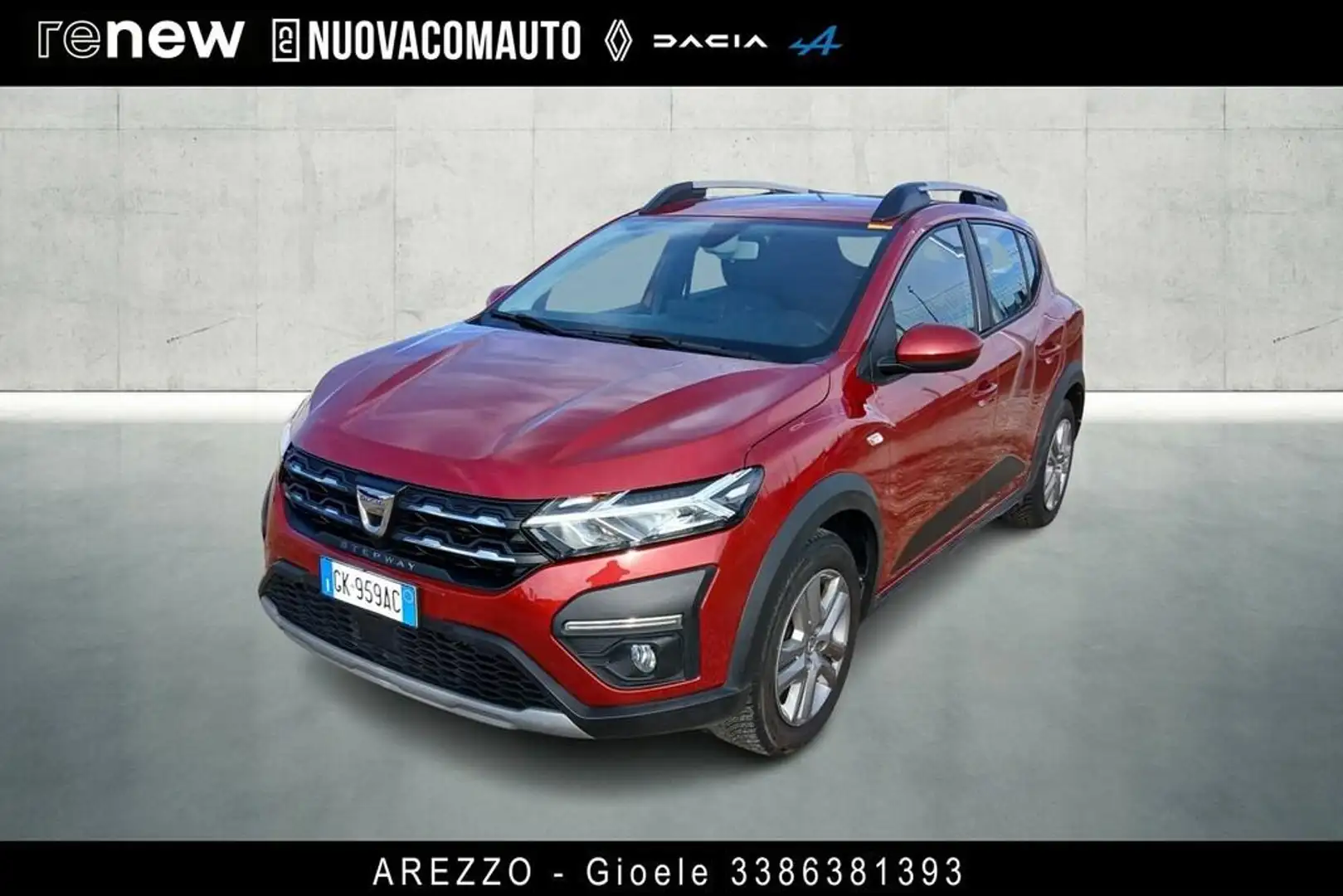 Dacia Sandero Stepway 1.0 tce Comfort Eco-g 100cv Rosso - 1