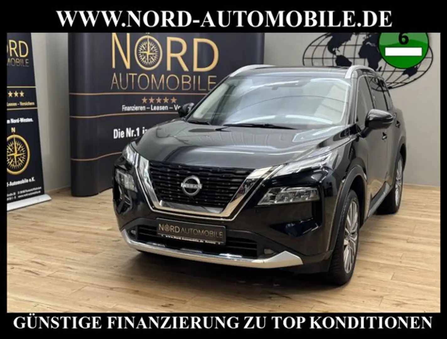 Nissan X-Trail Tekna+ *7-SITZE*AHK*20Z*PANO*LEDER Schwarz - 1