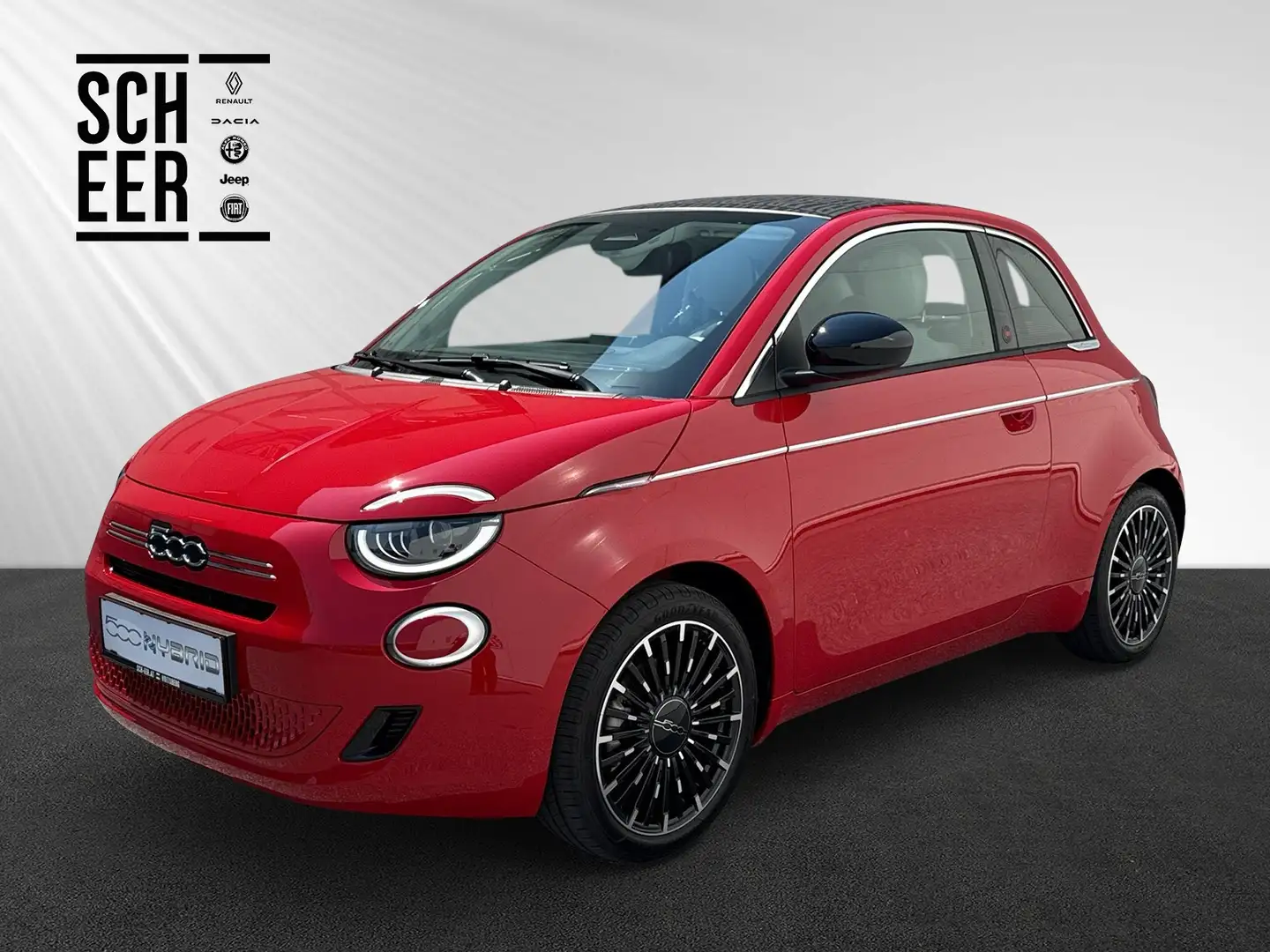 Fiat 500C 500 Hybrid LaPrima Cabrio Rot - 1