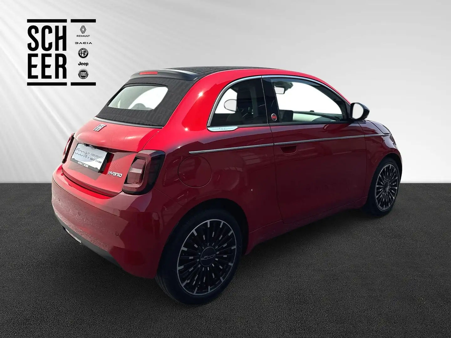 Fiat 500C 500 Hybrid LaPrima Cabrio Rot - 2