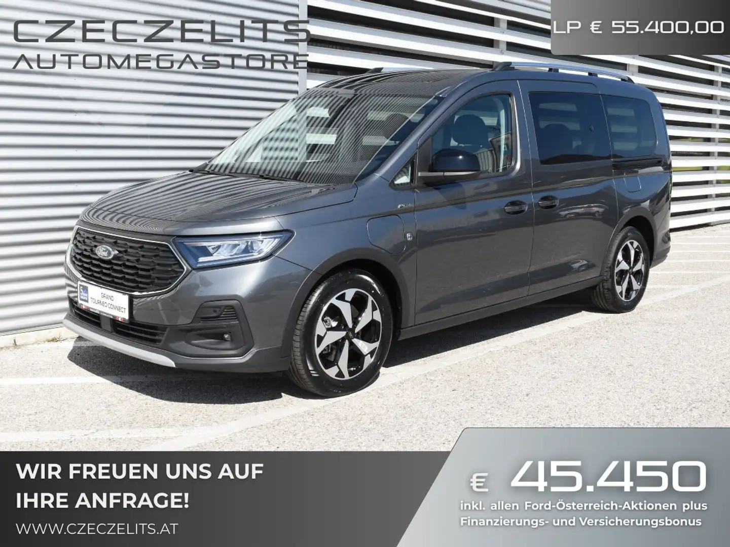 Ford Grand Tourneo Connect 1,5 EcoBoost PHEV L2 Active ON43098 JF Grau - 1