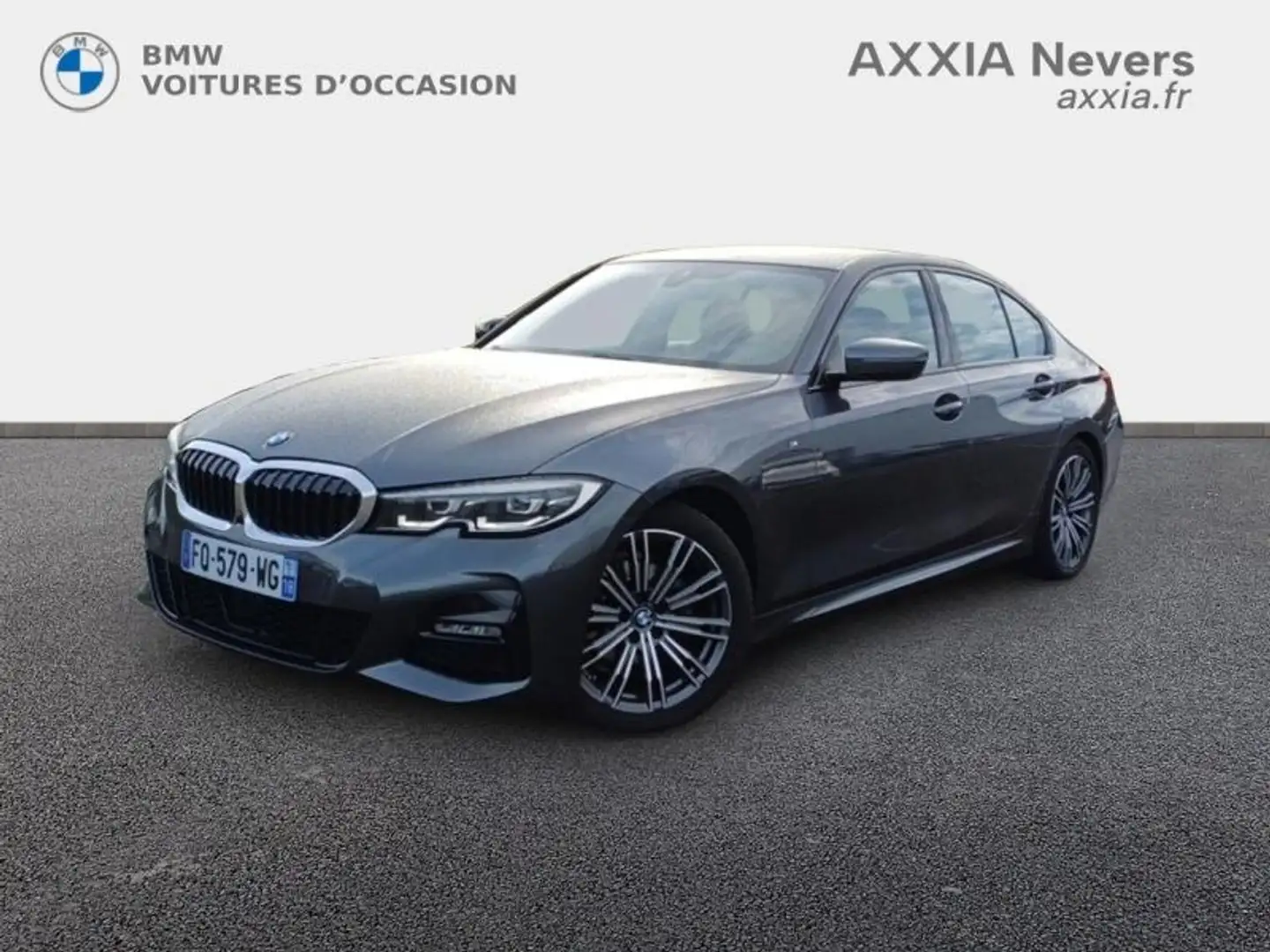 BMW 318 318dA 150ch M Sport Gris - 1