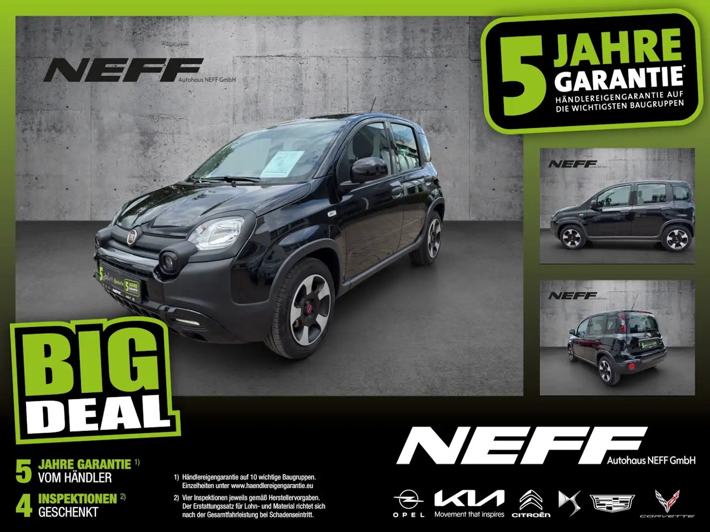 Fiat Panda 1.0 City Plus Matrix Negro - 1
