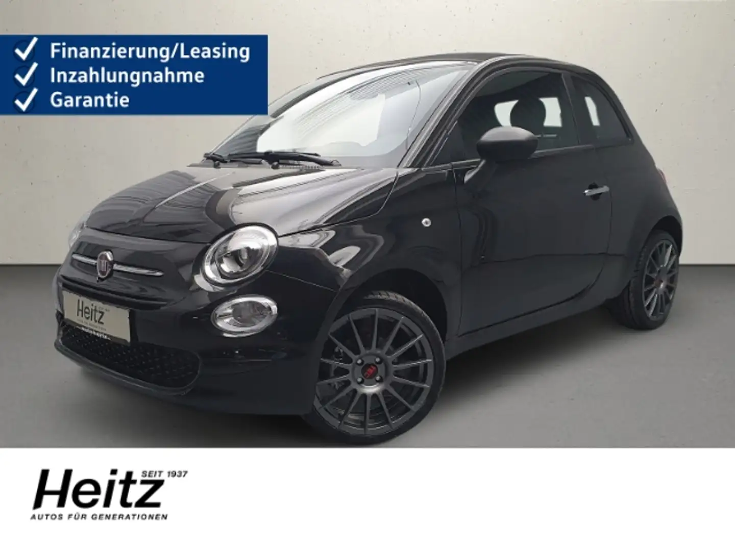Fiat 500C Cabrio 1.0 Mild Hybrid Klima DAB 17 Zoll LM Negro - 1