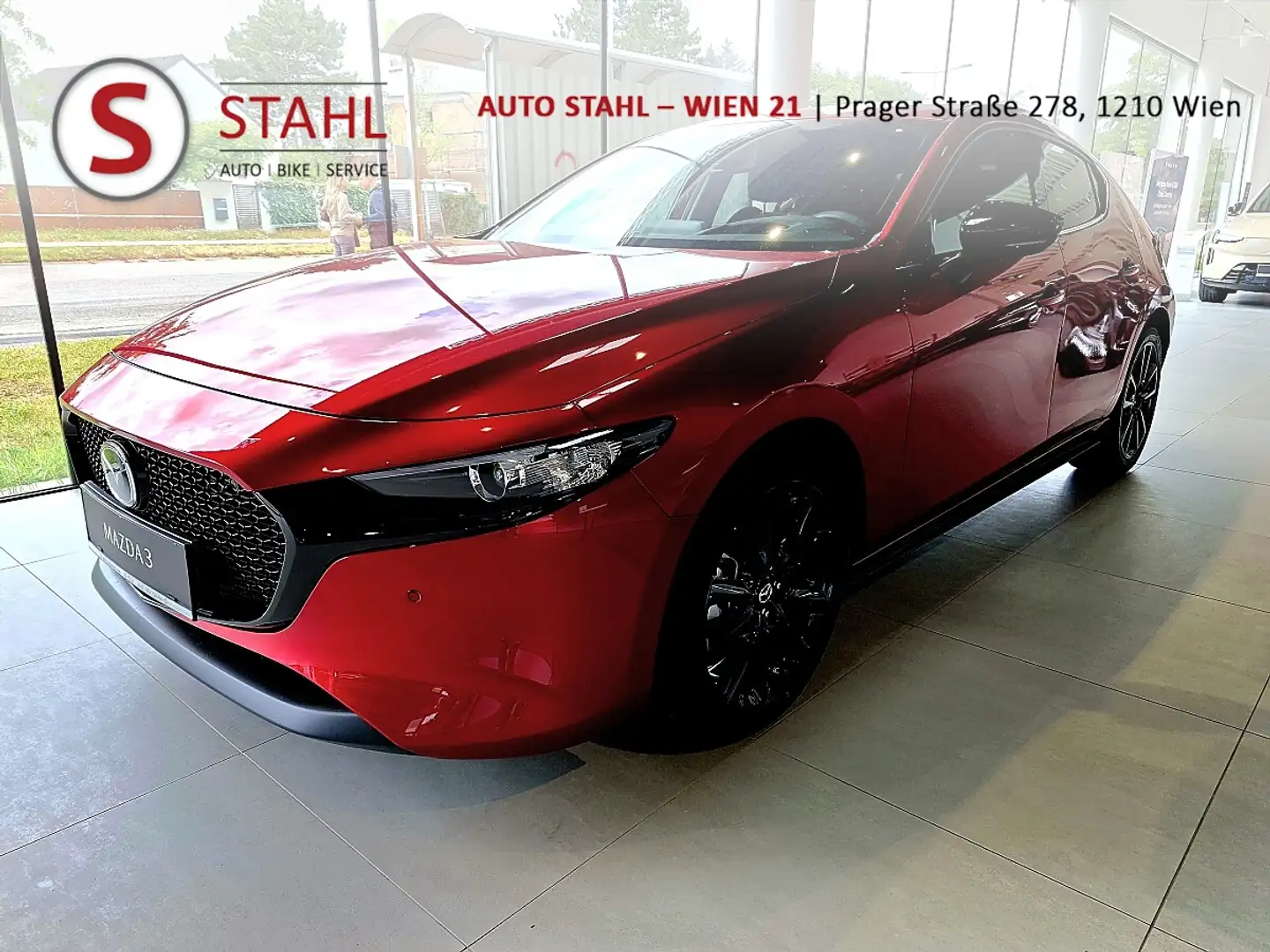 Mazda 3 Mazda3 e-Skyactiv-G140 Homura Aut. | AUTO STAHL... Rot - 1