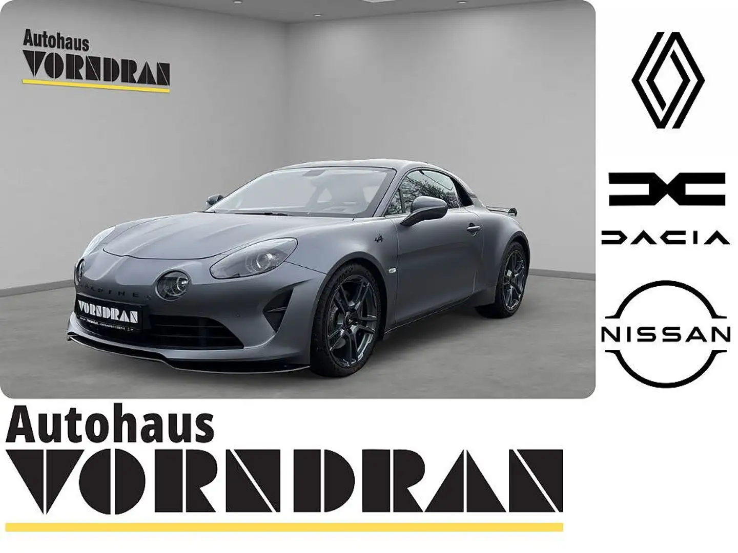 Renault Alpine A110 S Grau Matt/V-Max 275 km/h/Fuchs/Sabelt Racing/PDC Gris - 1