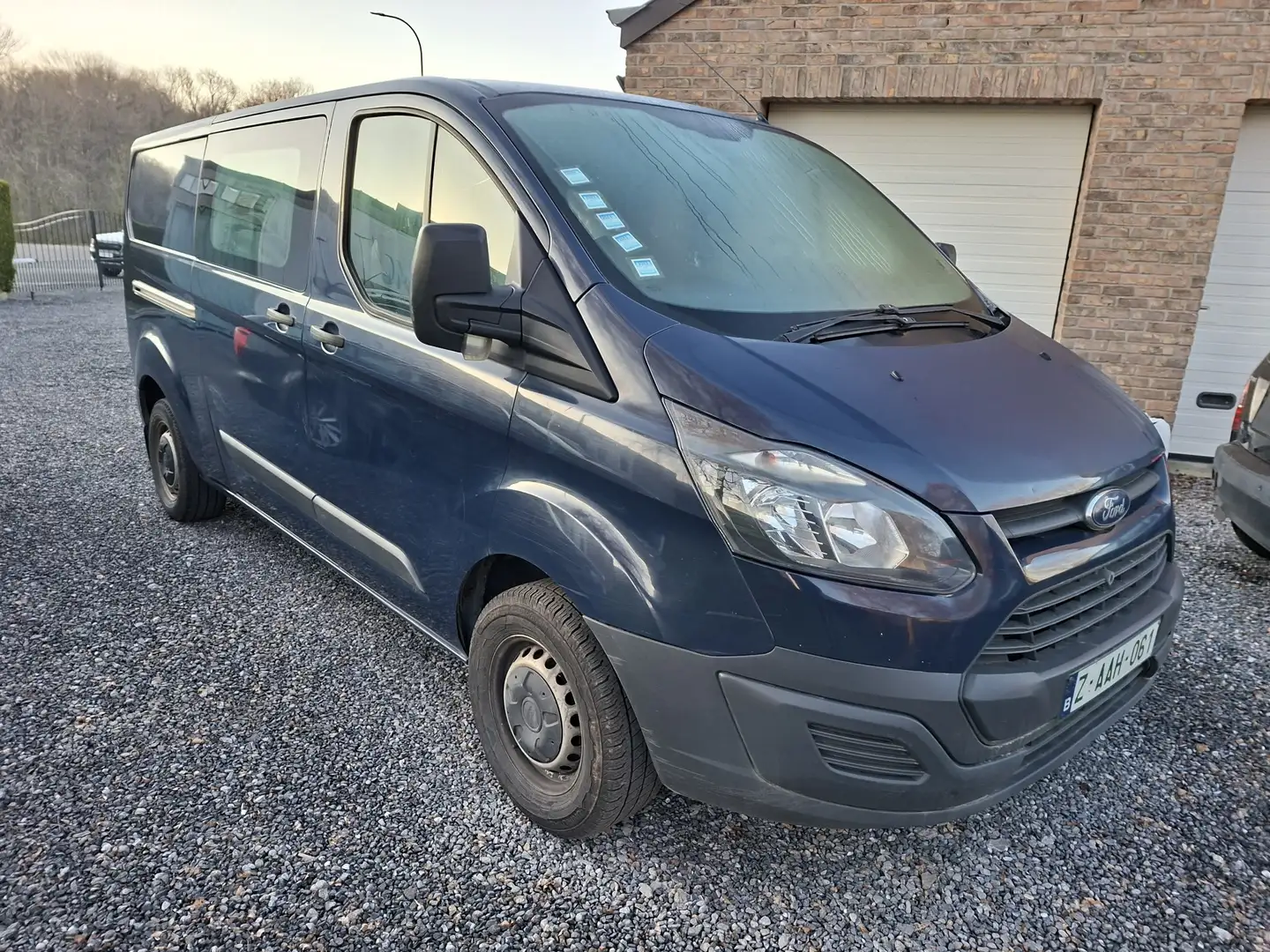Ford Transit Custom double cabine 6 places ! PAS DE AIRCONDITIONNE Blau - 2