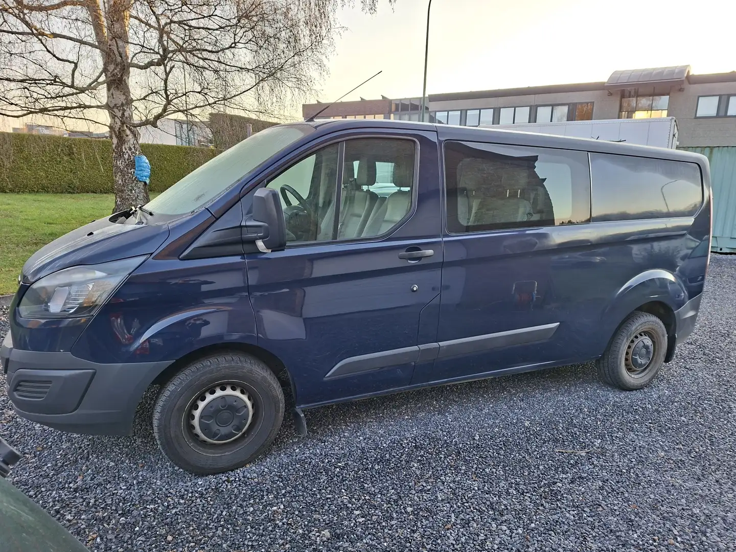 Ford Transit Custom double cabine 6 places ! PAS DE AIRCONDITIONNE Blau - 1