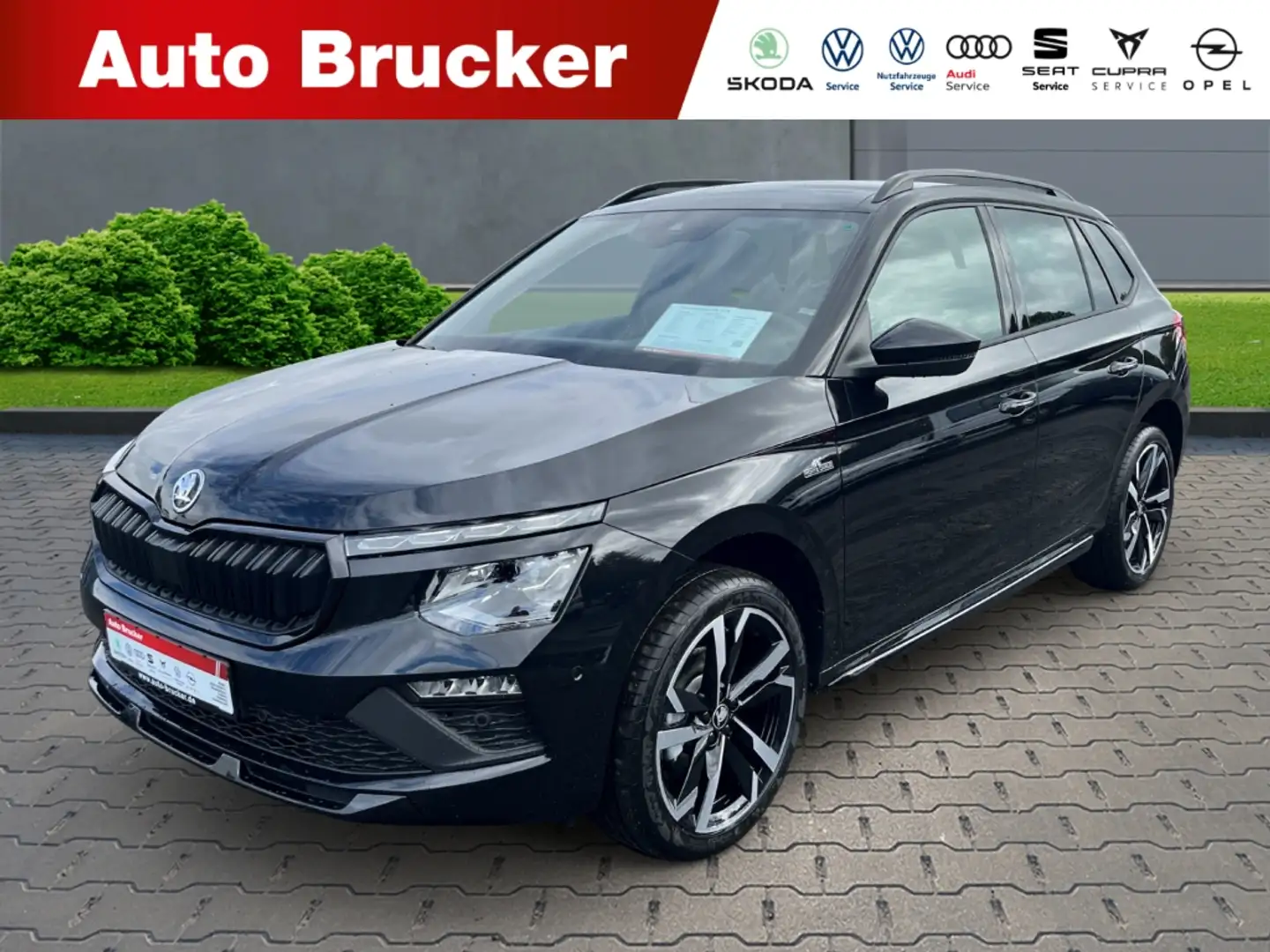 Skoda Kamiq Monte Carlo 1.5 TSI+Anhängerkupplung+Alufelgen+LED Schwarz - 1