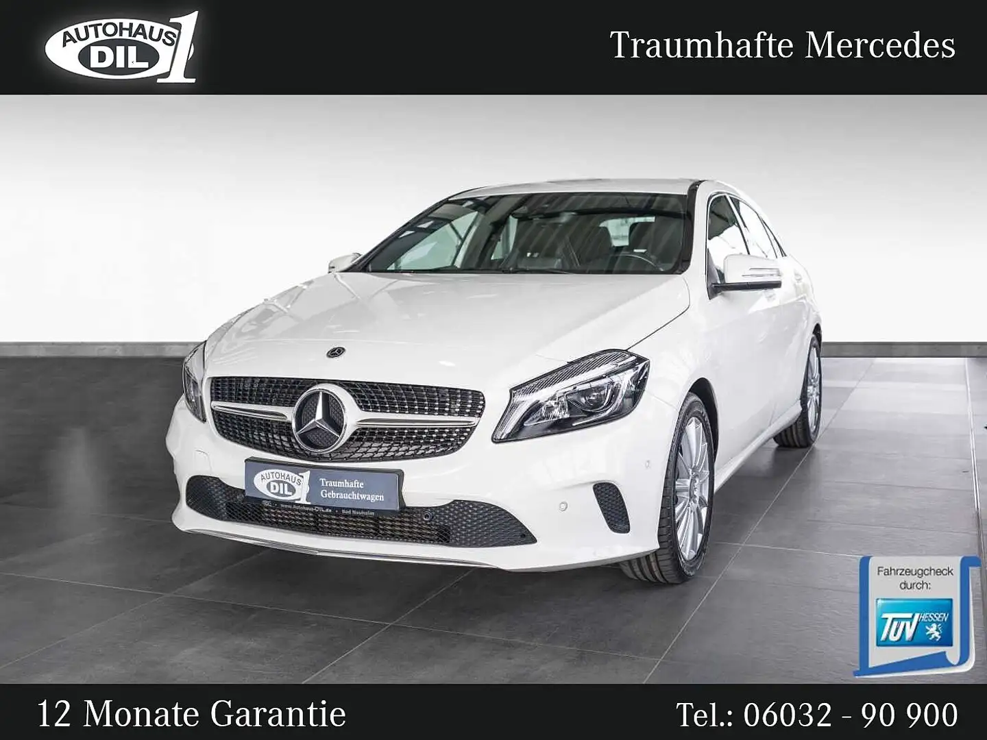 Mercedes-Benz A 180 7G-DCT *PDC*LED*2.HAND* Blanc - 1