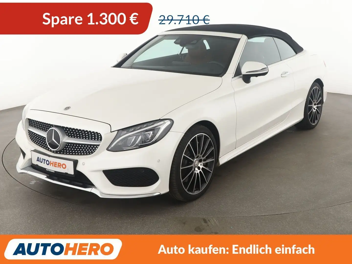 Mercedes-Benz C 300 AMG Line Aut.*NAVI*LED*360*ACC* Blanc - 1