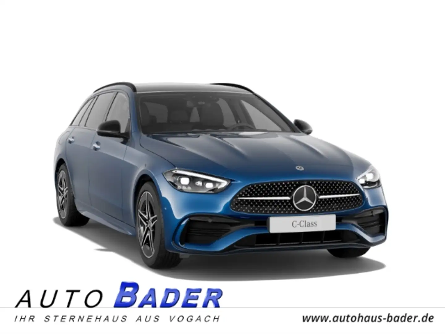 Mercedes-Benz C 220 d 4Matic T-Modell AMG Line Premium+ Night Blau - 1