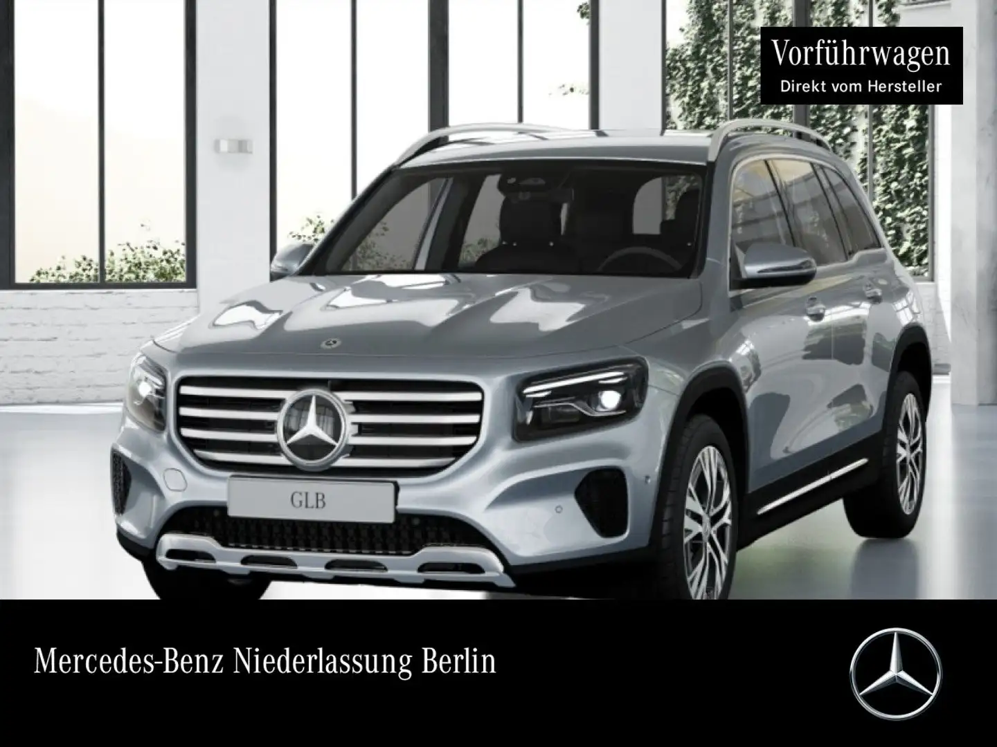 Mercedes-Benz GLB 200 PROGRESSIVE+360°+AHK+MULTIBEAM+TOTW+7G Silber - 1