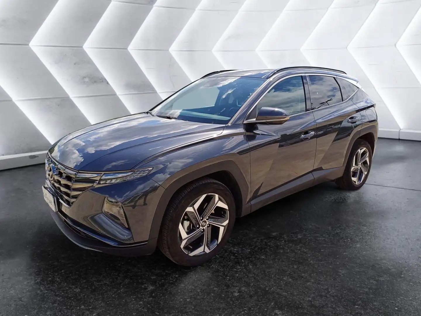 Hyundai TUCSON 1.6 hev Exellence 4wd auto Grigio - 1