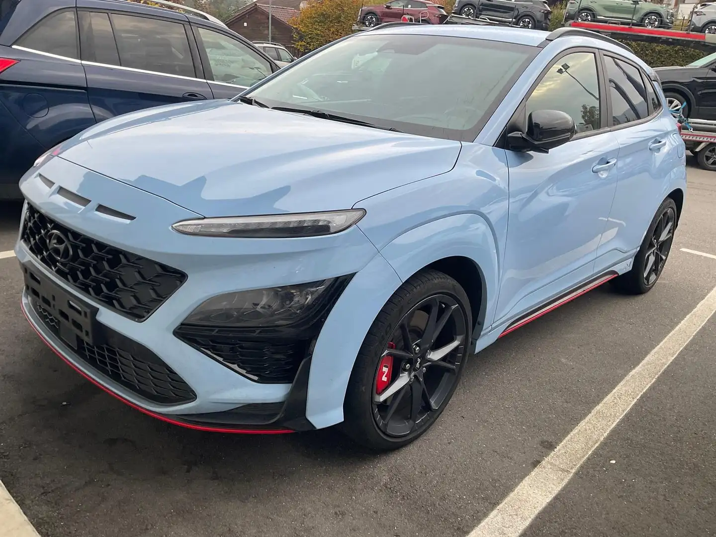 Hyundai KONA N Perfomance 2.0 T-GDI, Navi, HuD, Kamera, Sound, Blu/Azzurro - 2