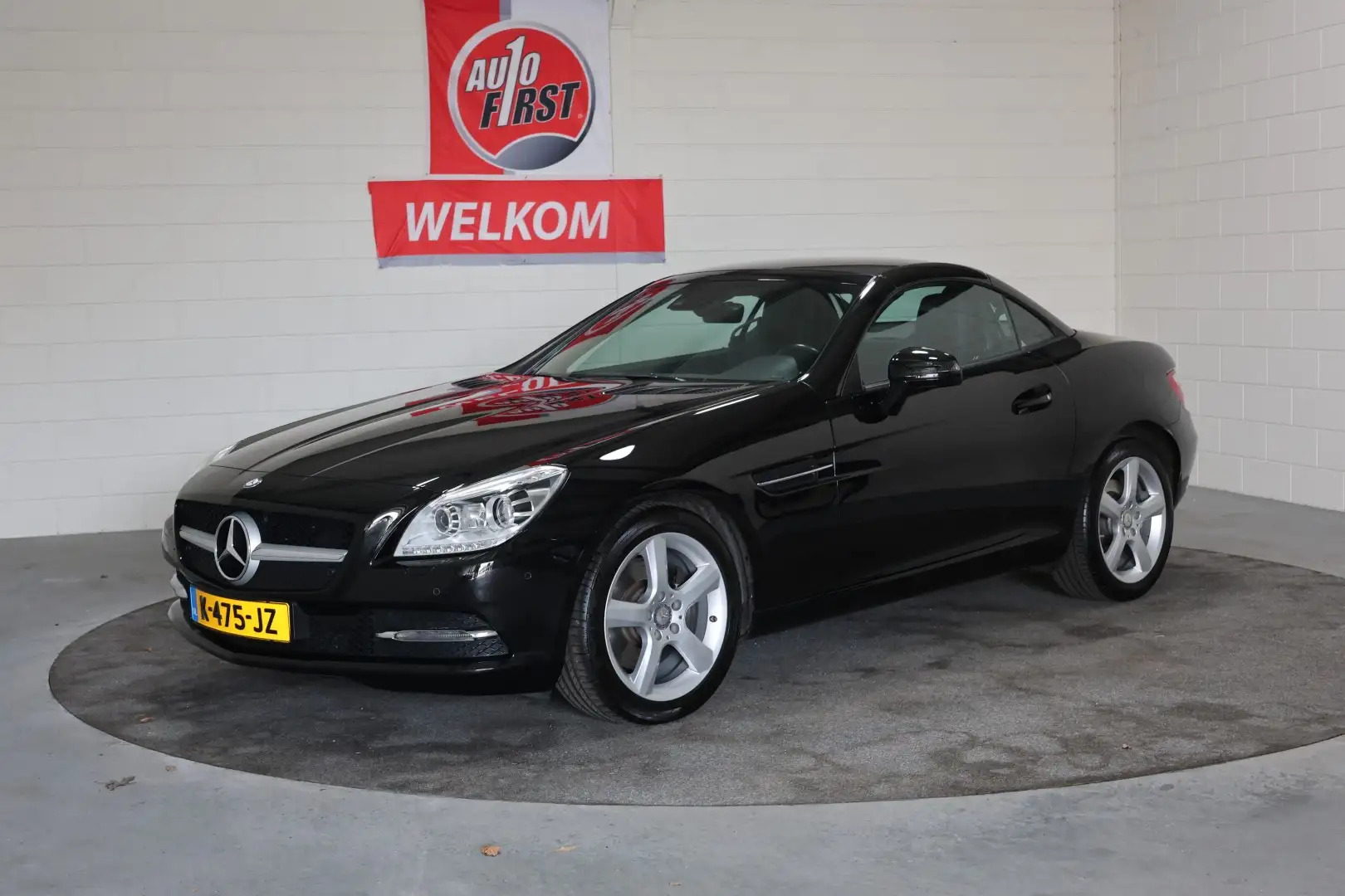 Mercedes-Benz SLK 300 Nieuwstaat !! Cruise, Climate Airco, Navi, Panoram Negro - 2