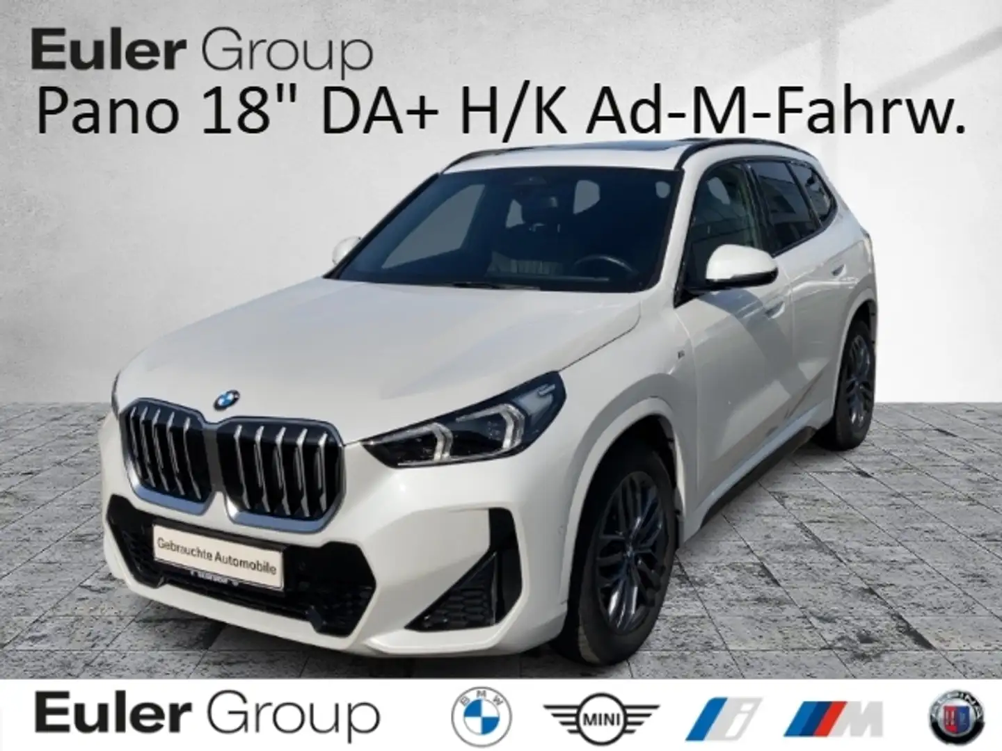 BMW X1 18i M-Sport Pano 18'' DA+ H/K Ad-M-Fahrw. MemoSitz Weiß - 1