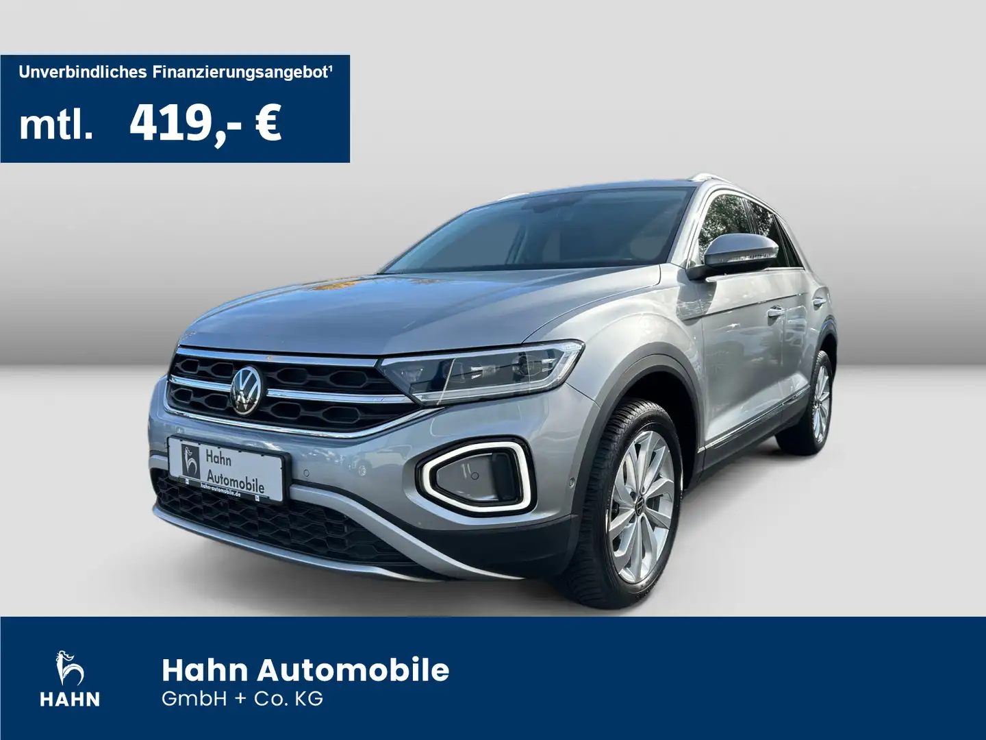 Volkswagen T-Roc 1.5TSI Style LED Navi ACC Sitzh CAM App Argent - 1